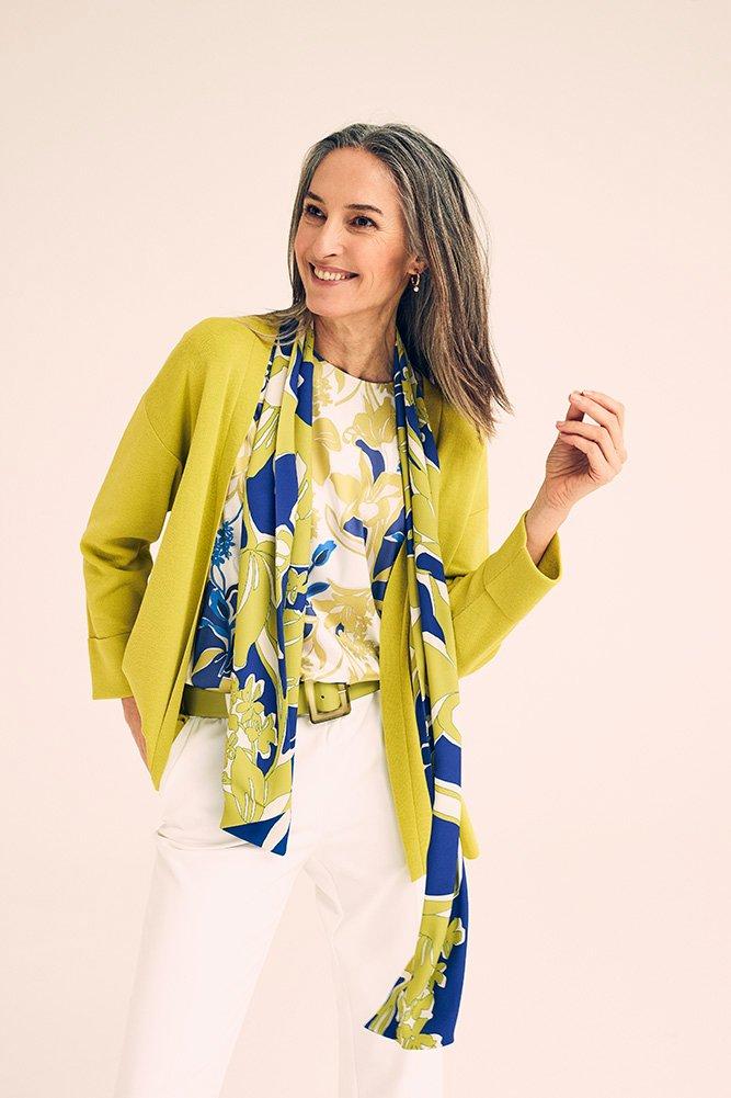 Cardigan ouvert en mélange coton - null - may