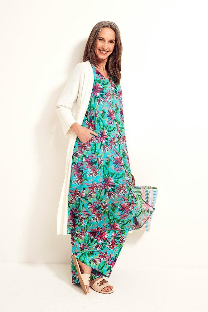 Cardigan long en mélange coton - null - may