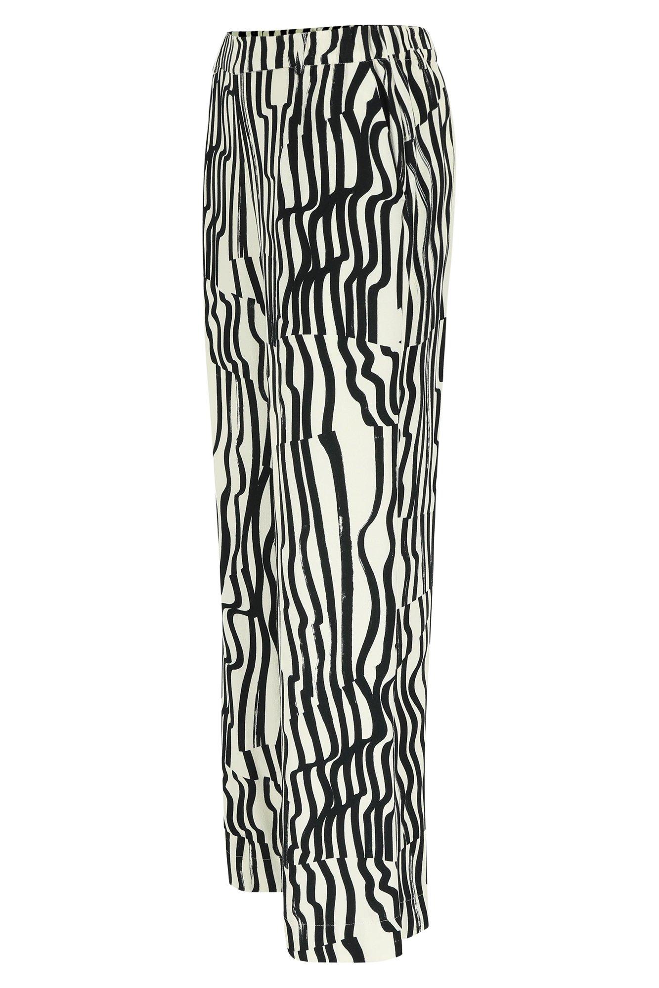 Pantalons - Pantalon large élastiqué dos