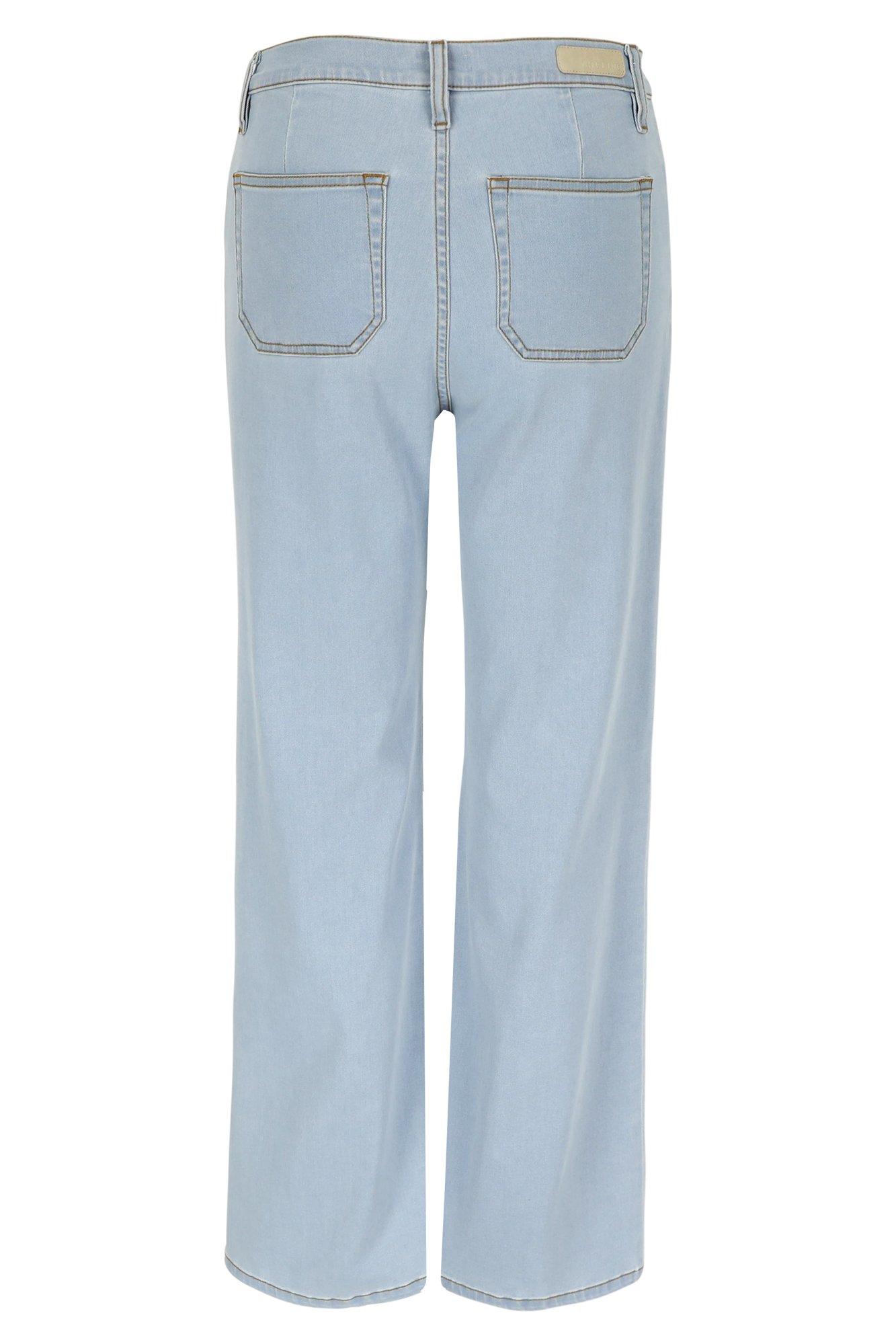 Broeken - Flared perfect fit jeans met hoge taille