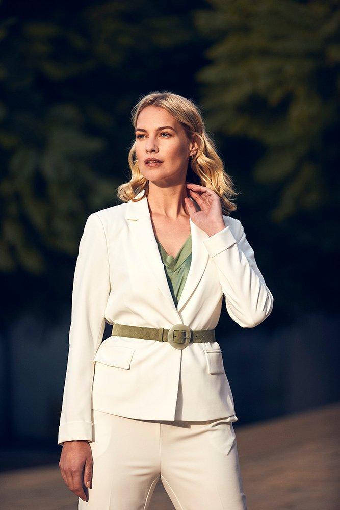 Blazers - Wasbare lightweight blazer in crêpe 