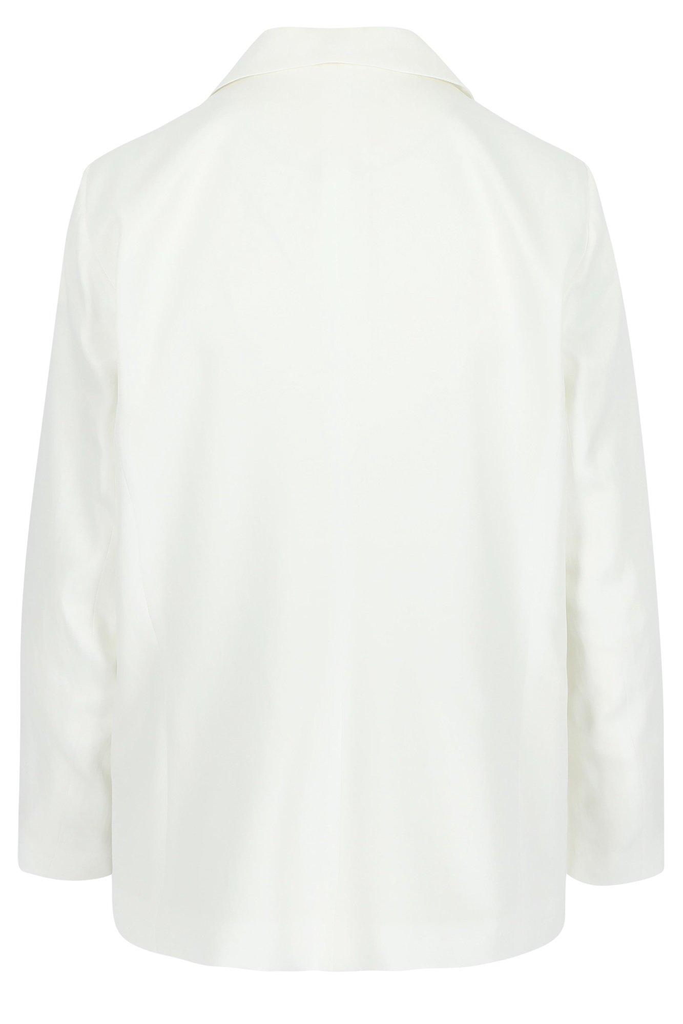 Blazers - Long blazer en cupro et coton