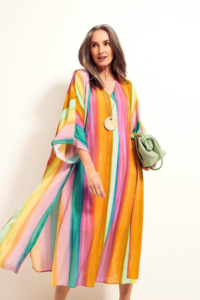 Kimono arc-en-ciel - null - may