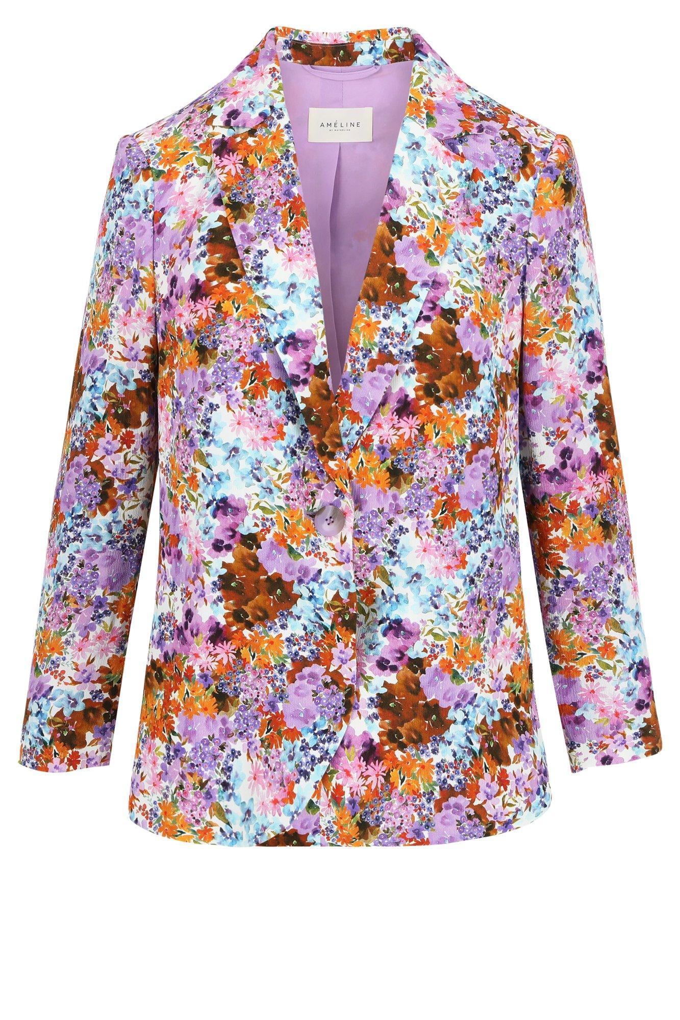 Blazers - Blazer léger à fleurs lavable 