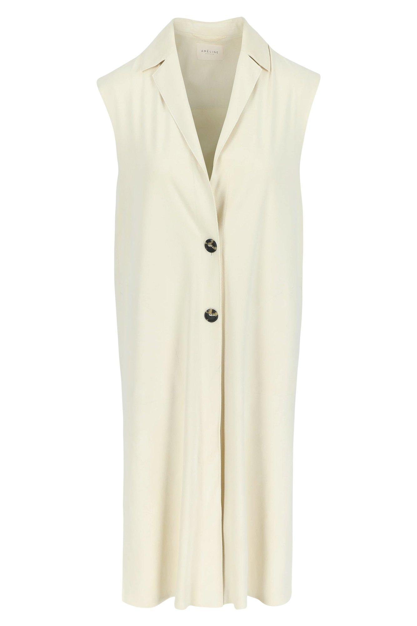 Blazers - Mouwloze jas in faux daim