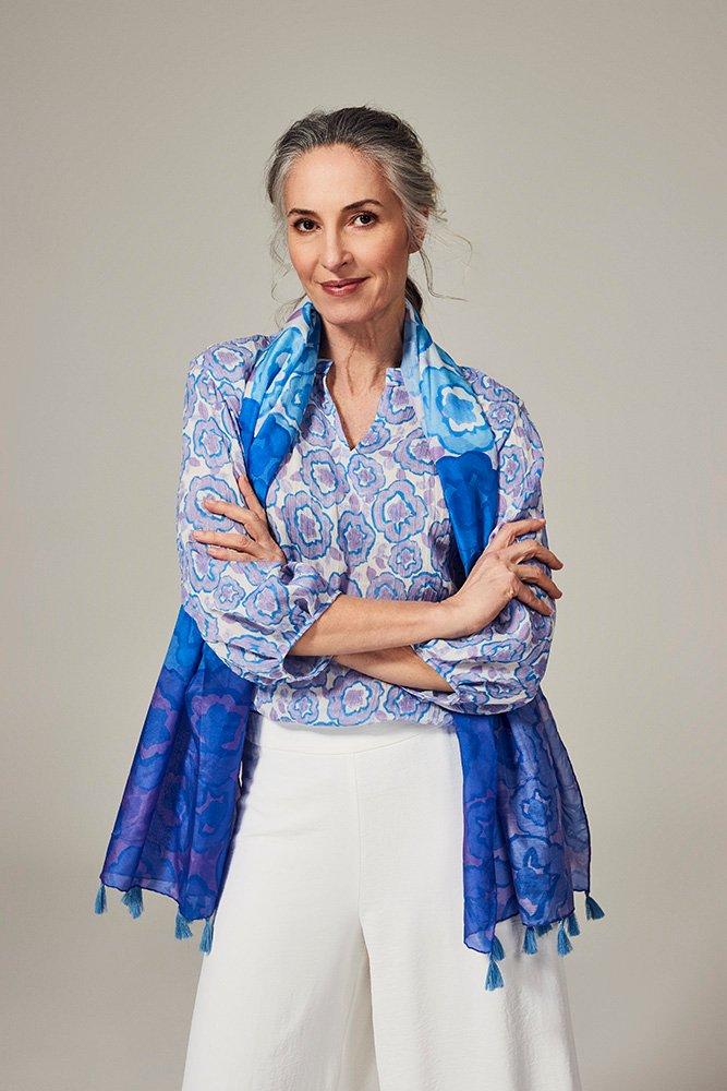 Blouse ample manches larges - null - may