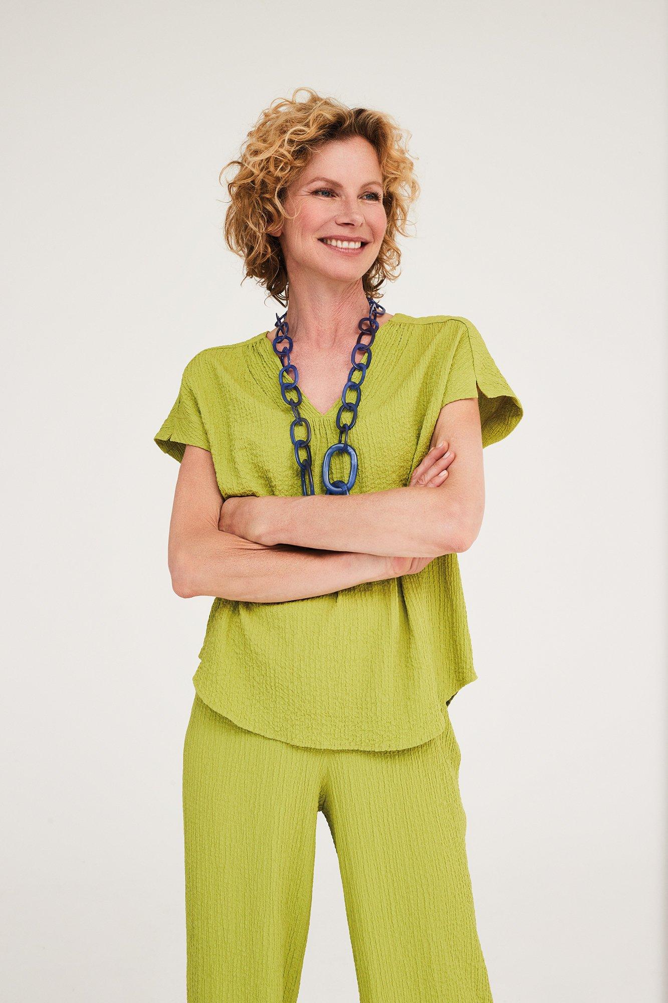 Blouse en seersucker extensible - null - ame