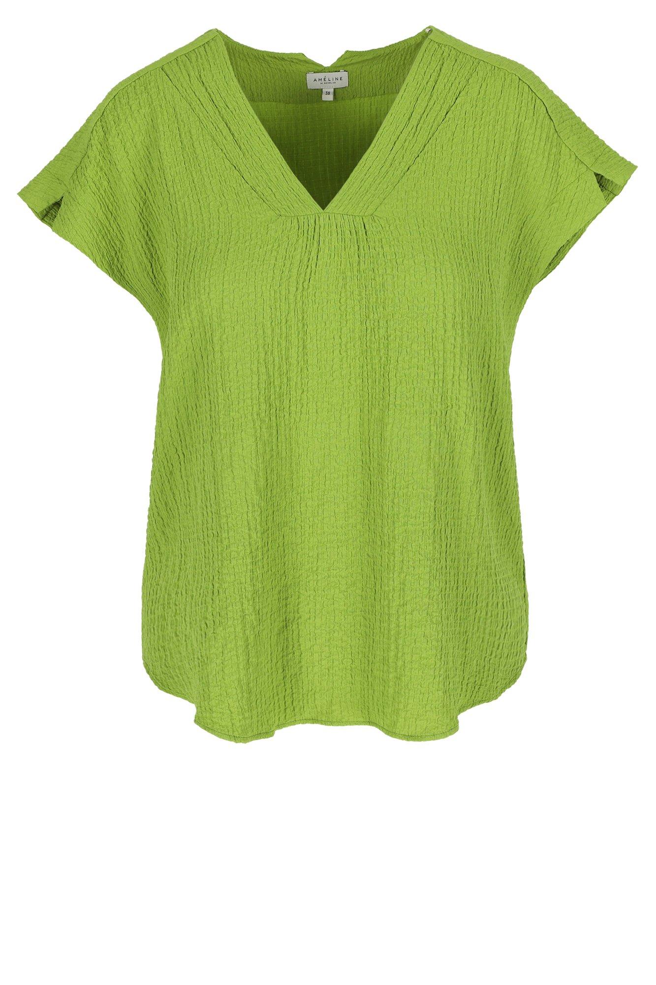 Chemises - Blouse en seersucker extensible