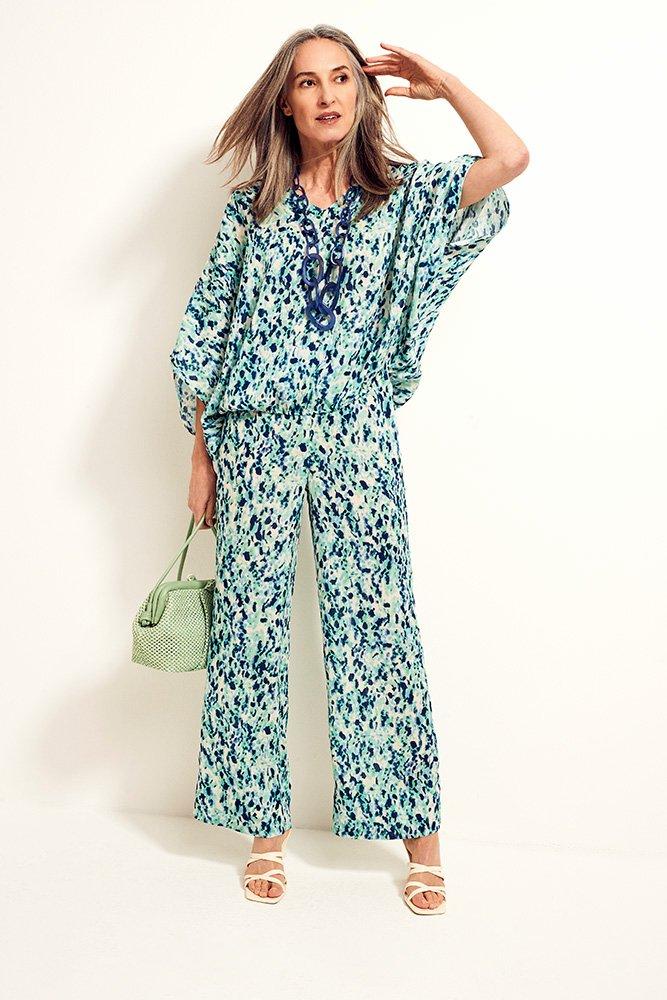 Chemises - Blouse ballon en voile double sur élastique