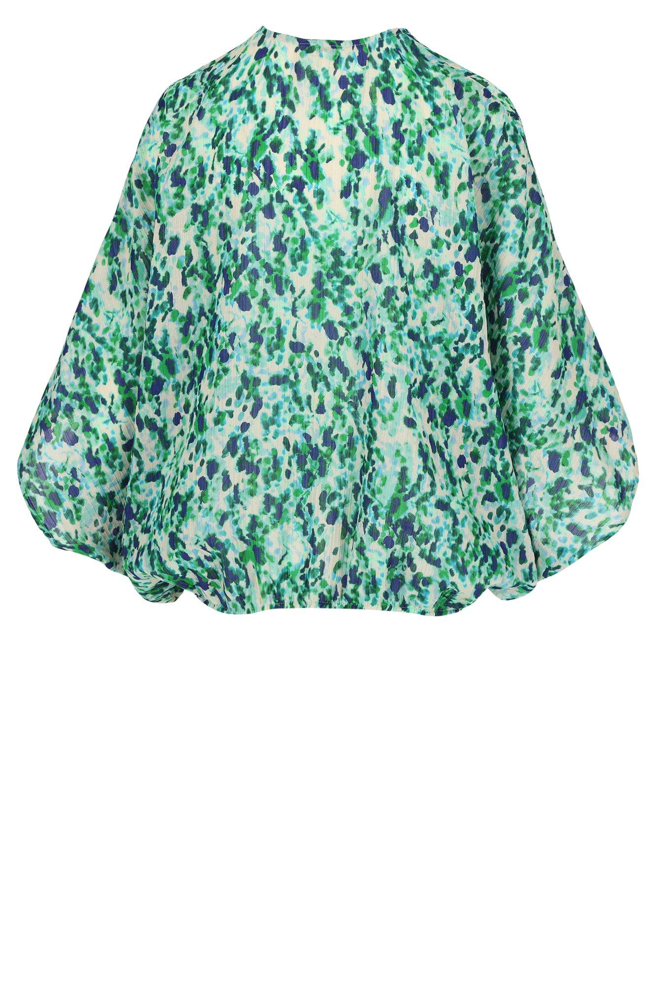 Chemises - Blouse ballon en voile double sur élastique