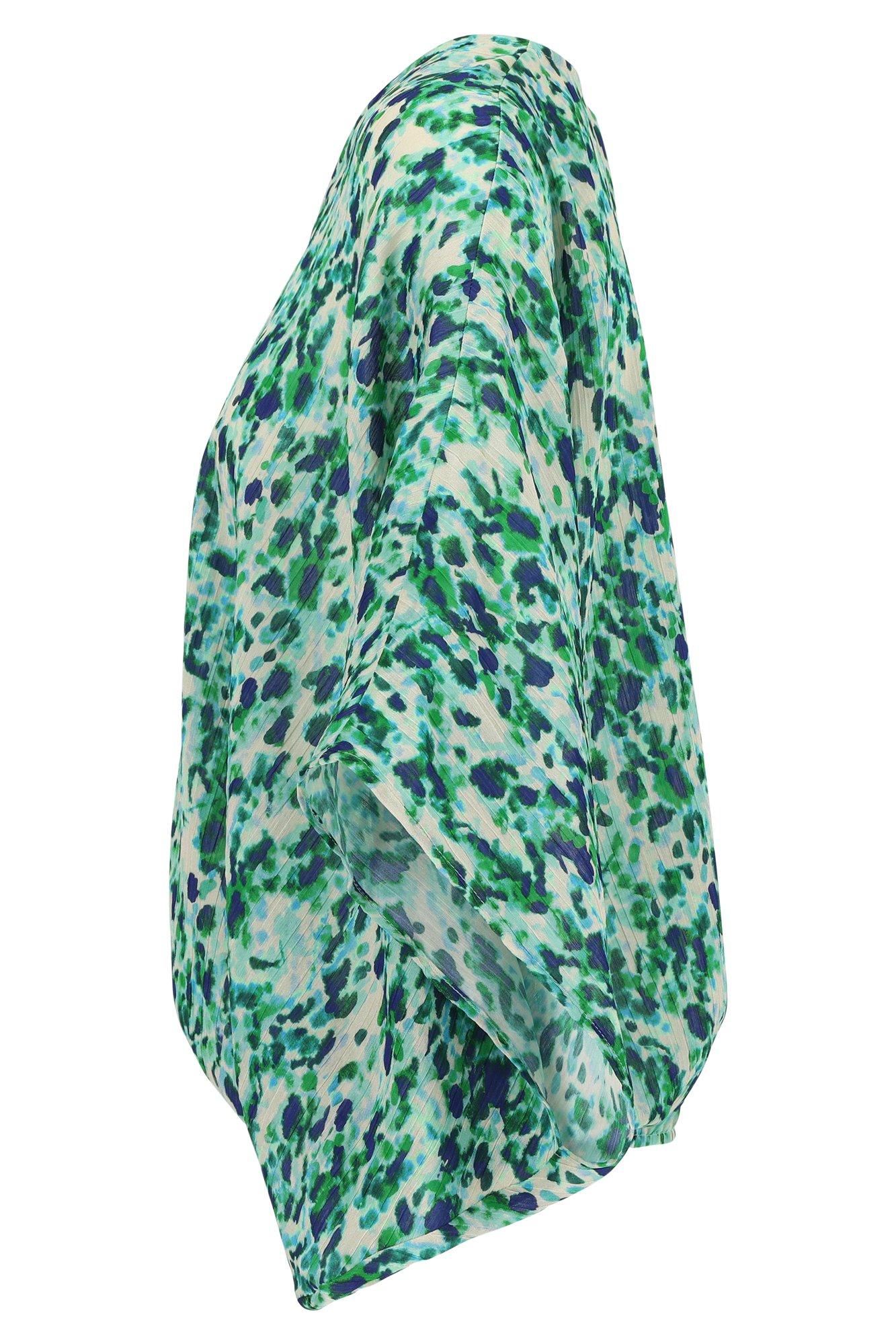 Chemises - Blouse ballon en voile double sur élastique
