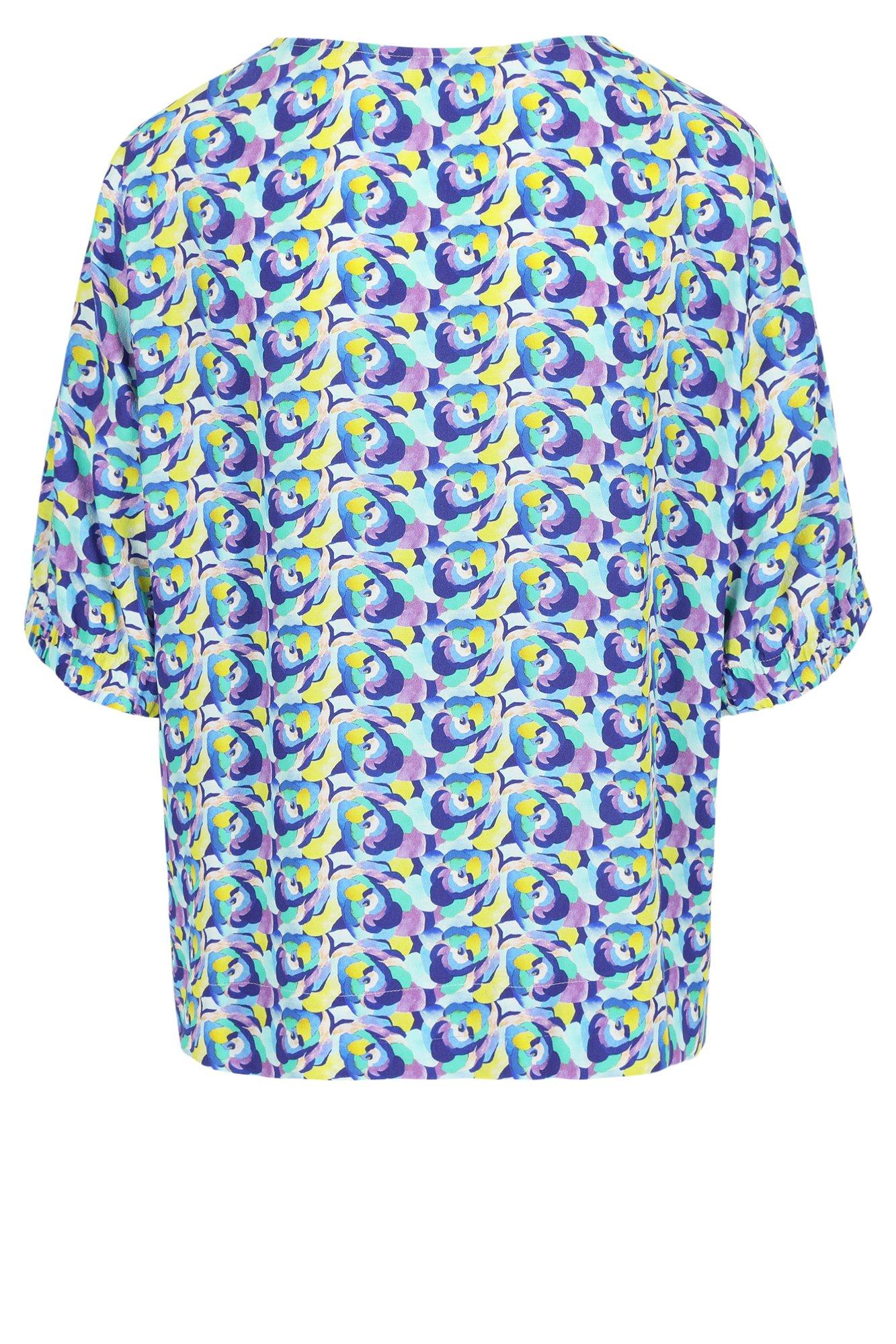 Hemden - Loose fit blouse in crêpe