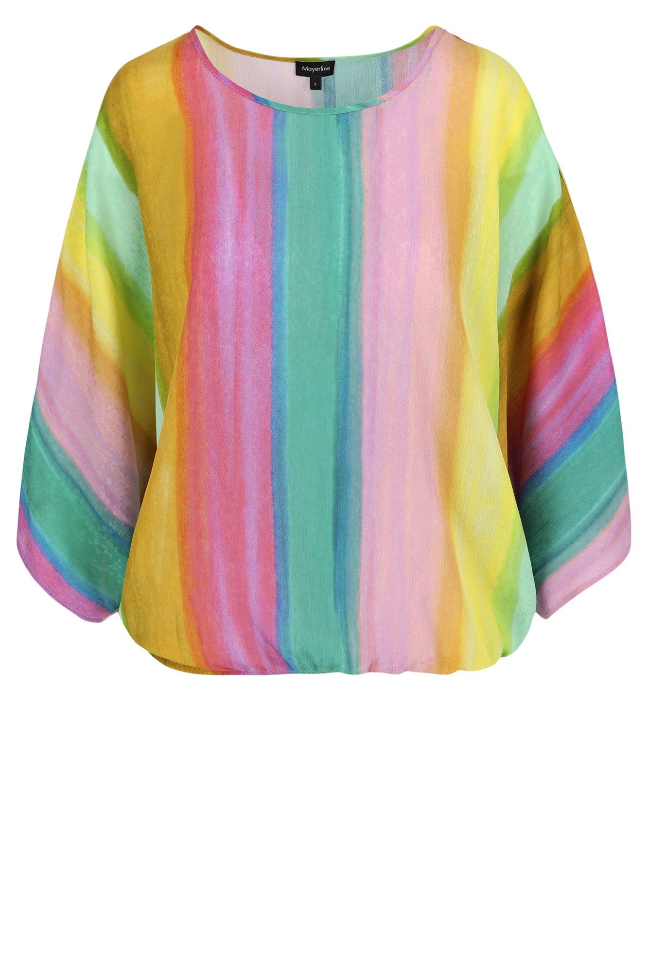 Hemden - Blouse op elastiek met vleermuismouwen