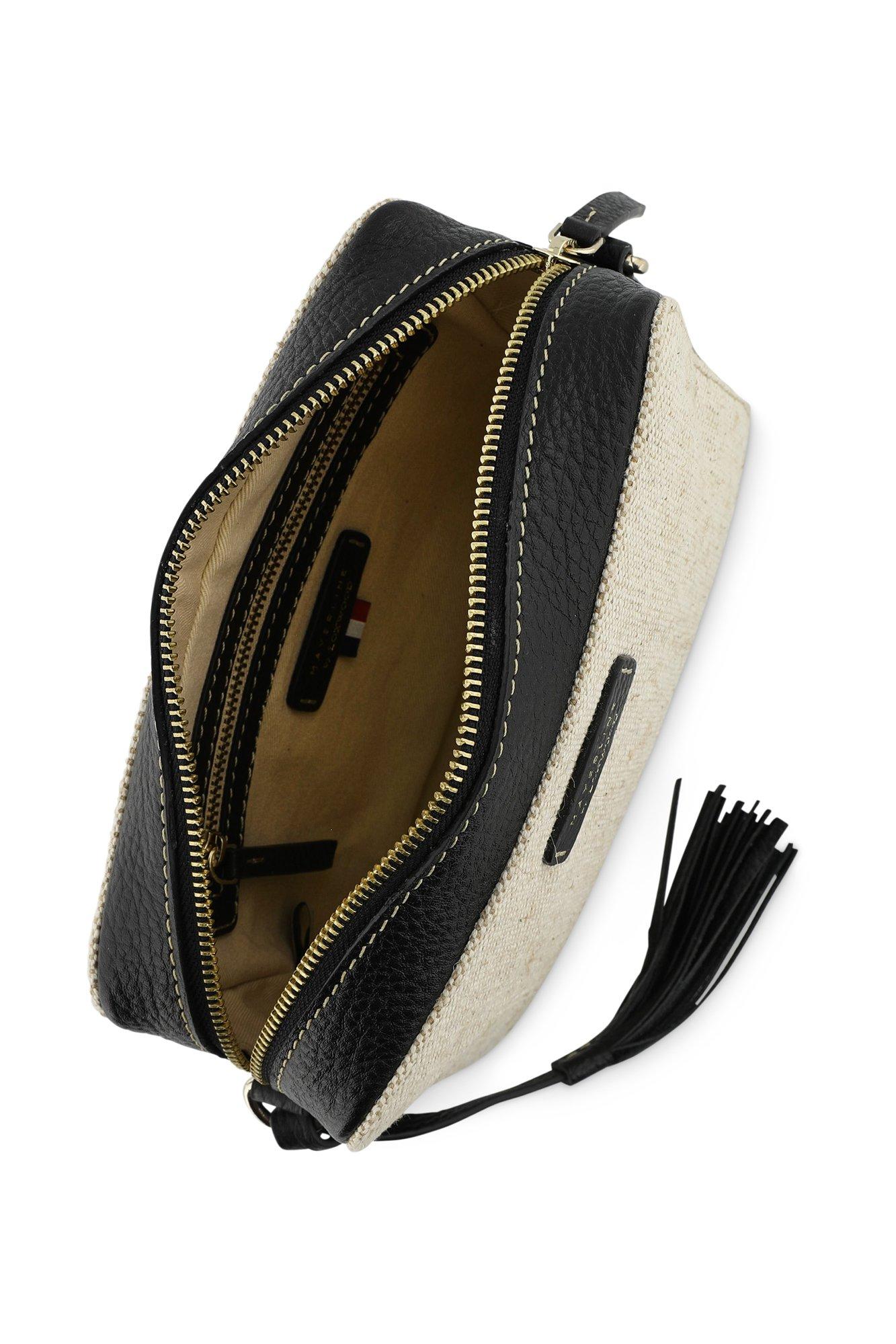 Accessoires pour b&eacute;b&eacute;s - Sac cam&eacute;ra en toile et cuir