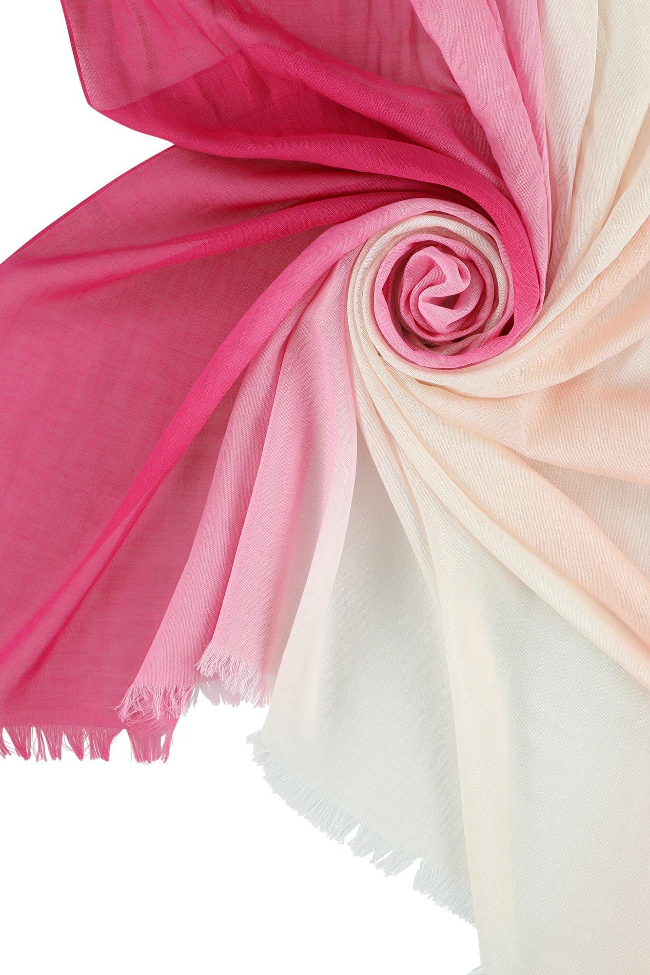 Babyspulletjes - Grote geweven sjaal met dipdye effect