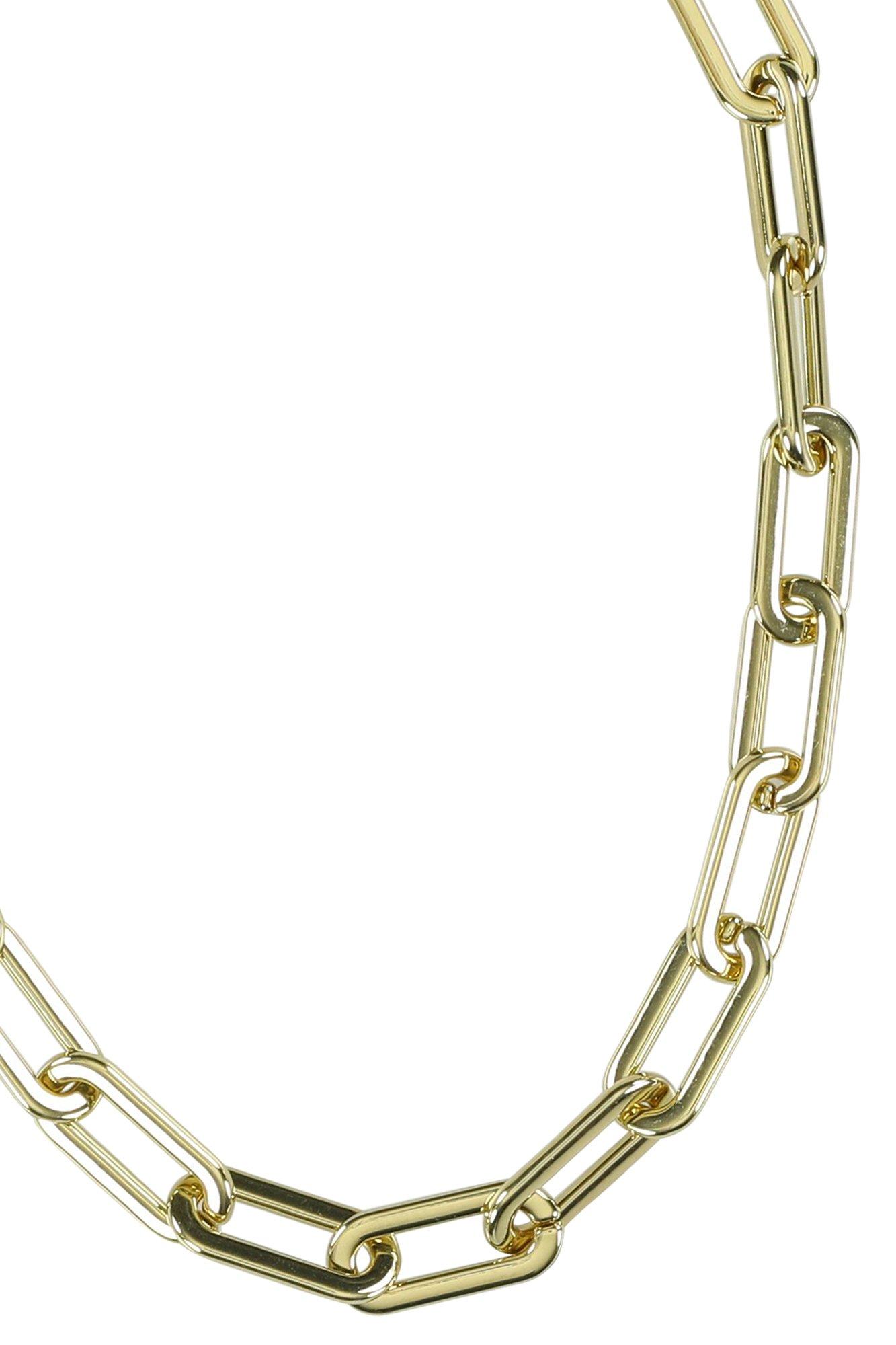 Babyspulletjes - Korte ketting met grote goudkleurige schakels