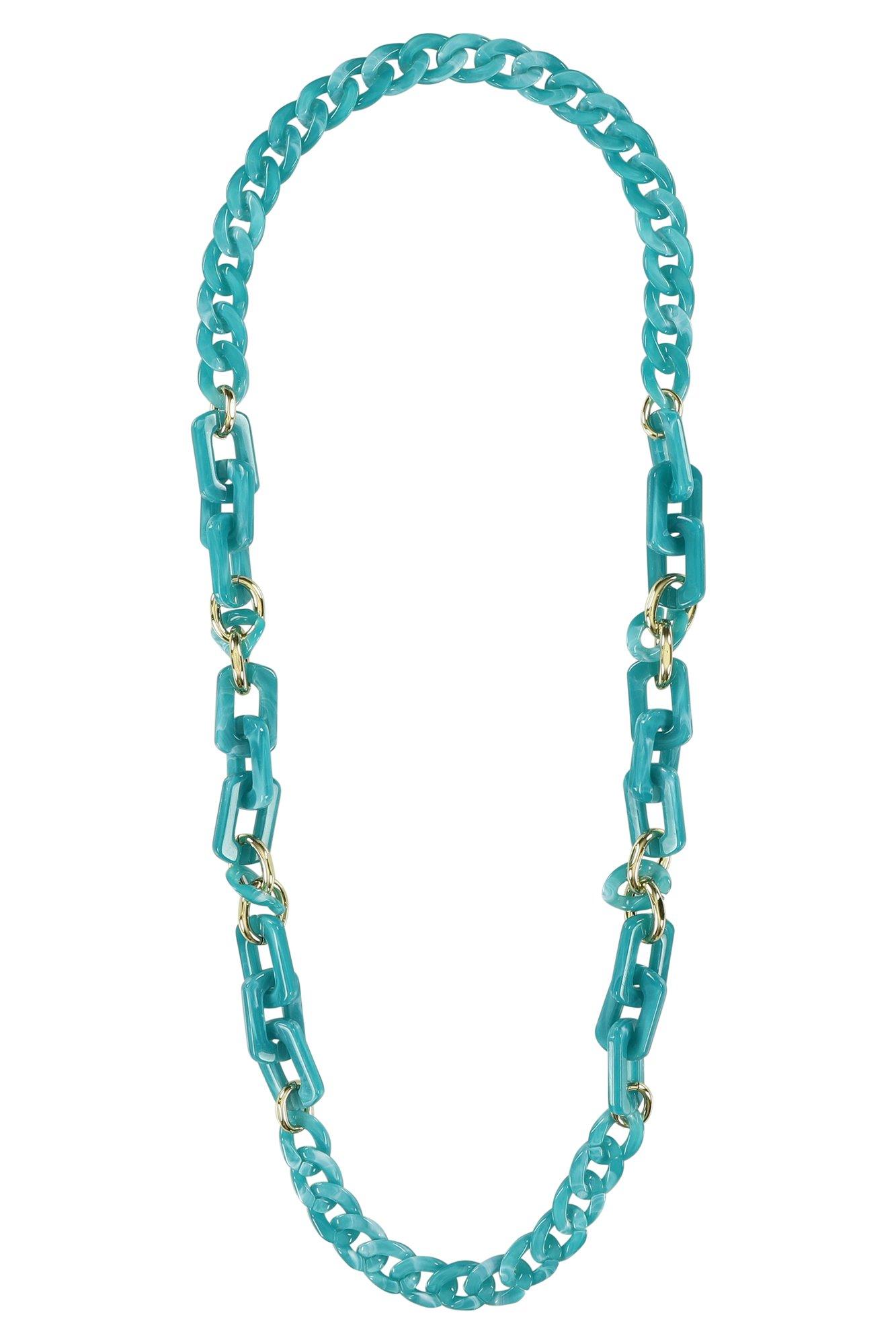 Ketting in marbré fantasieschakels - null - may