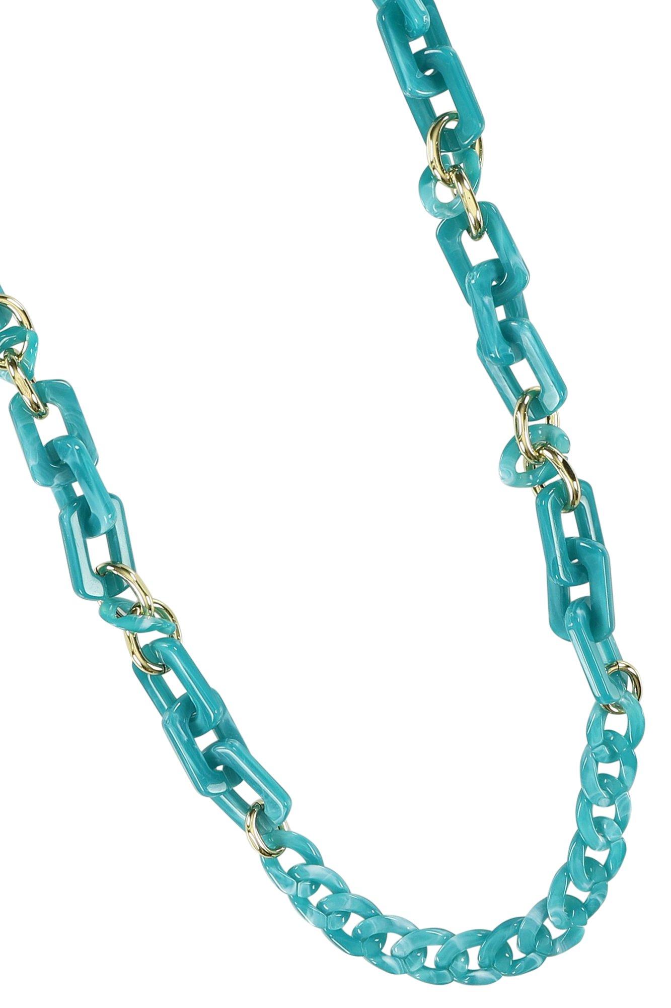 Babyspulletjes - Ketting in marbré fantasieschakels