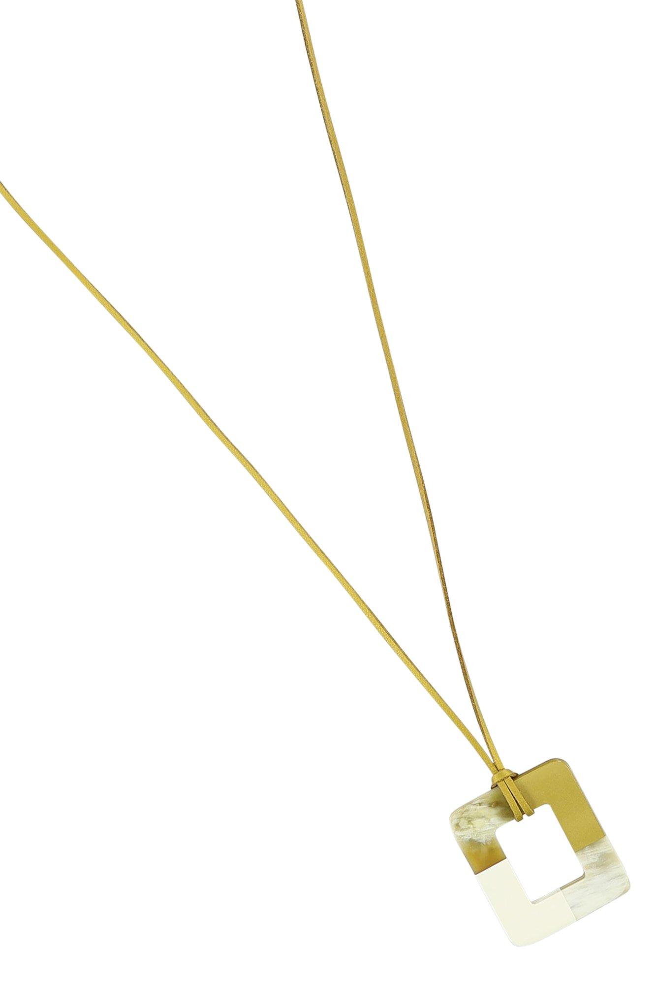 Babyspulletjes - Veter met vierkante marbré hanger
