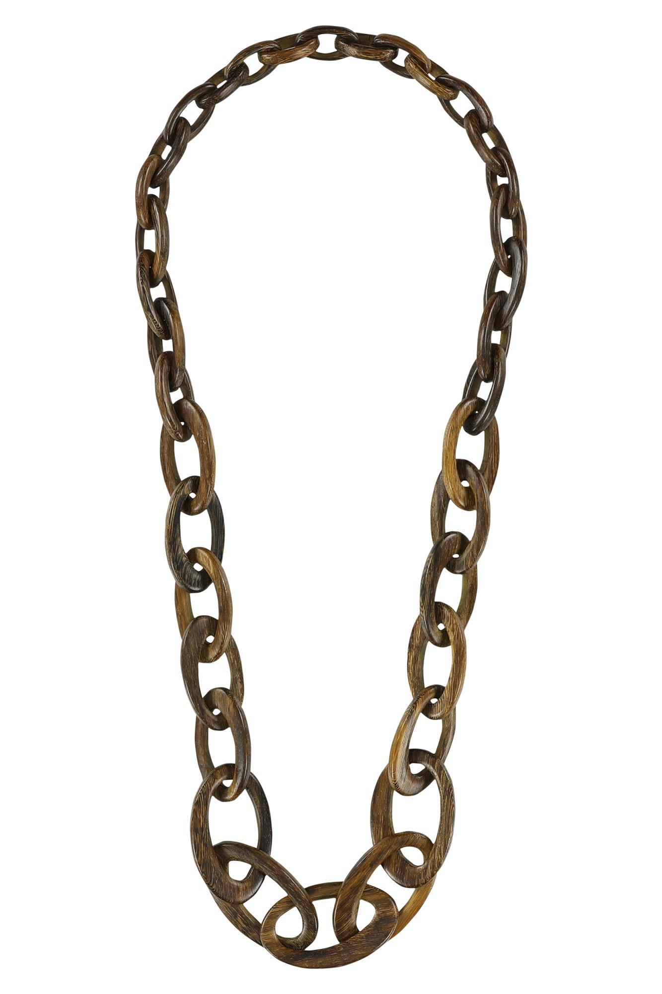 Ketting met houten schakels - null - may