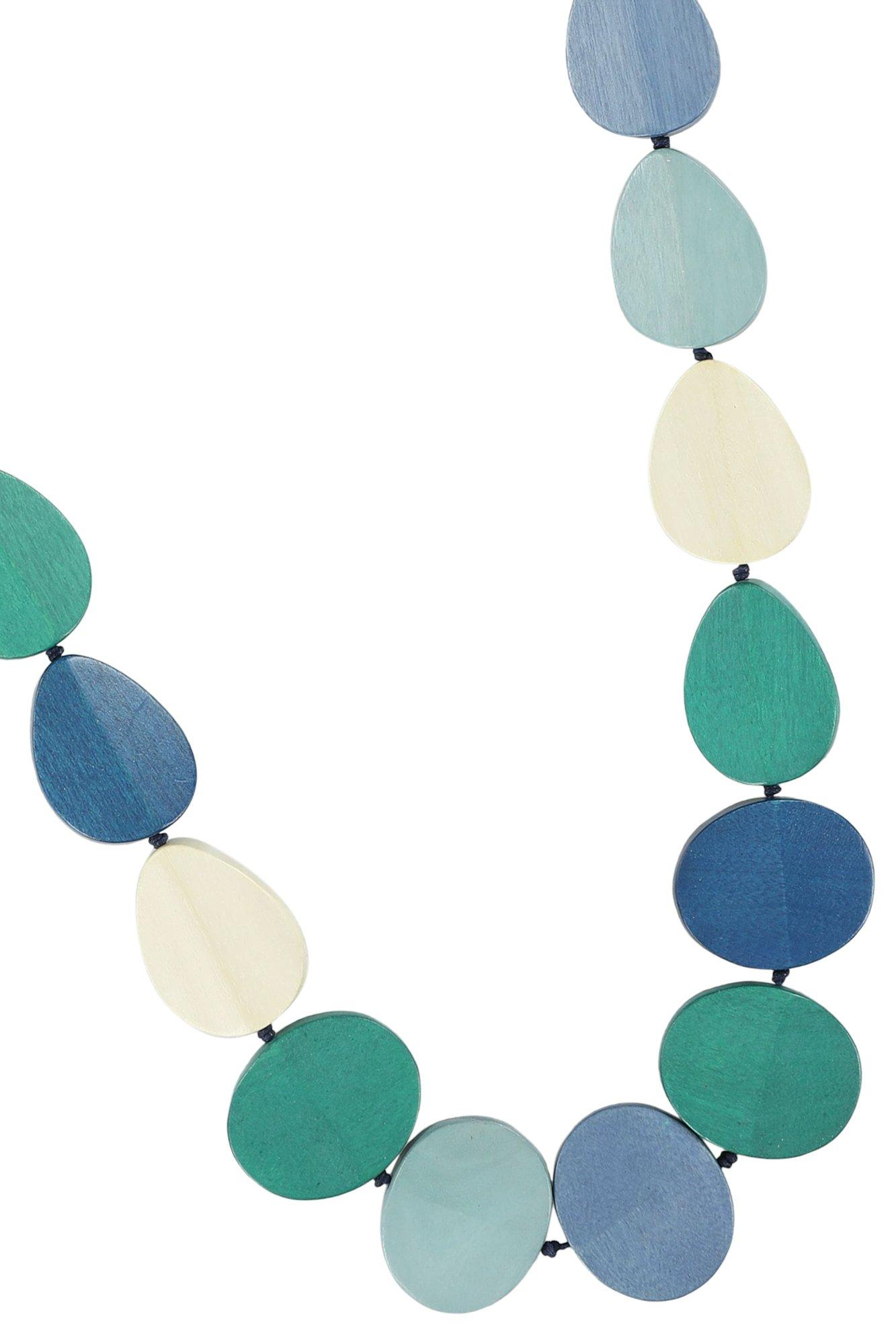 Babyspulletjes - Veter met grote houten multicolor kralen