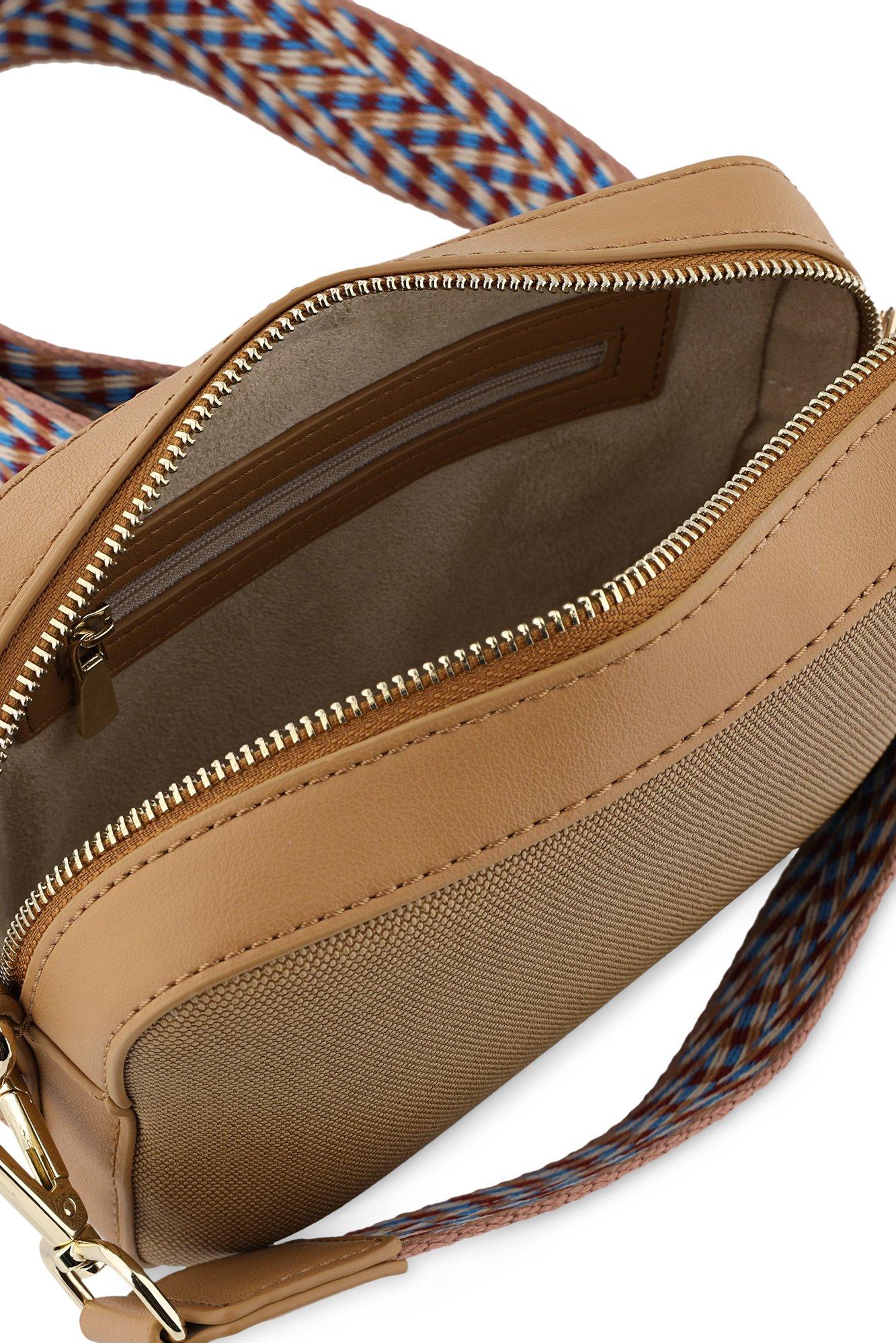 Accessoires pour bébés - Sac porté travers en cuir bandoulière ikat