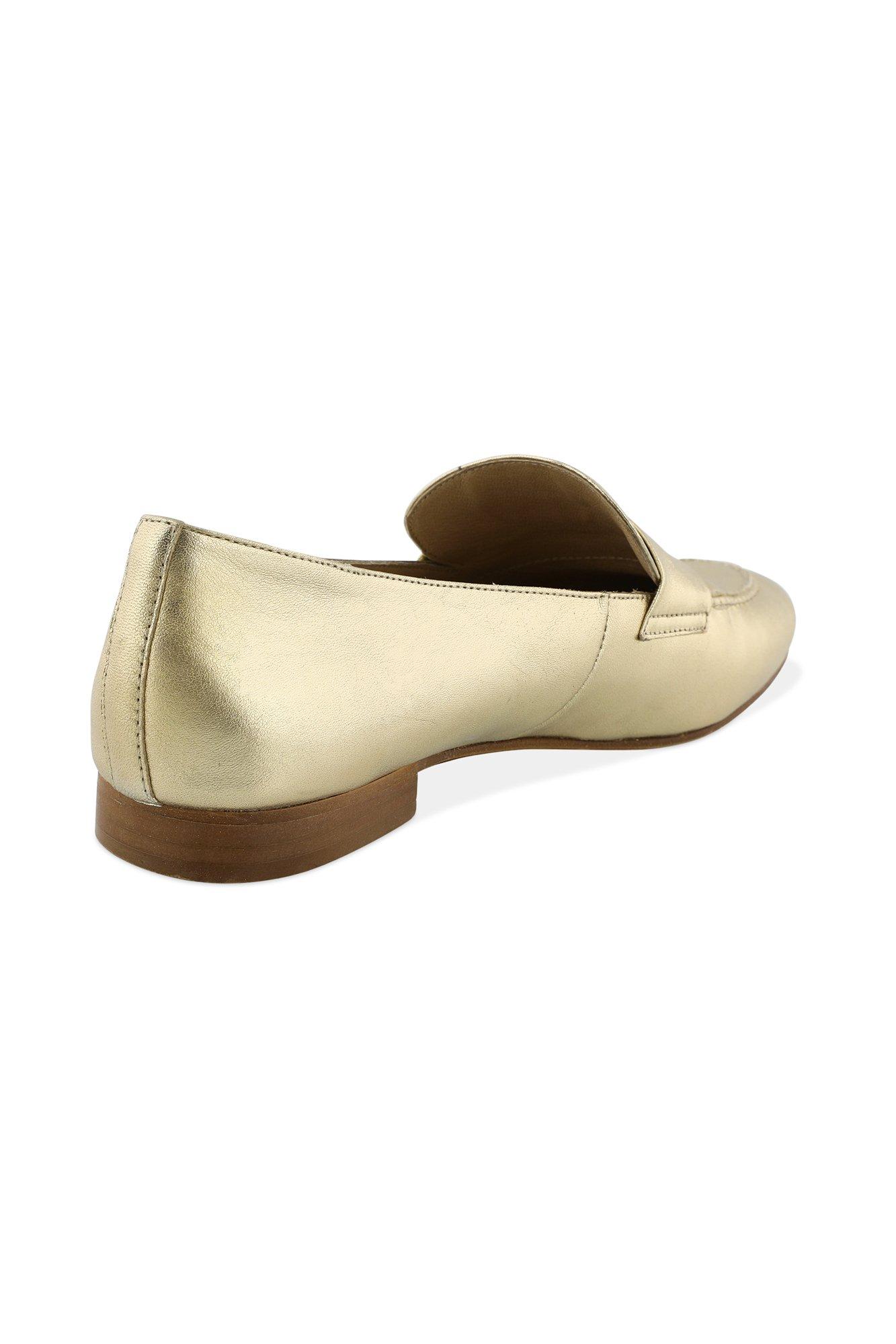 Schoenen - Goudkleurige loafers