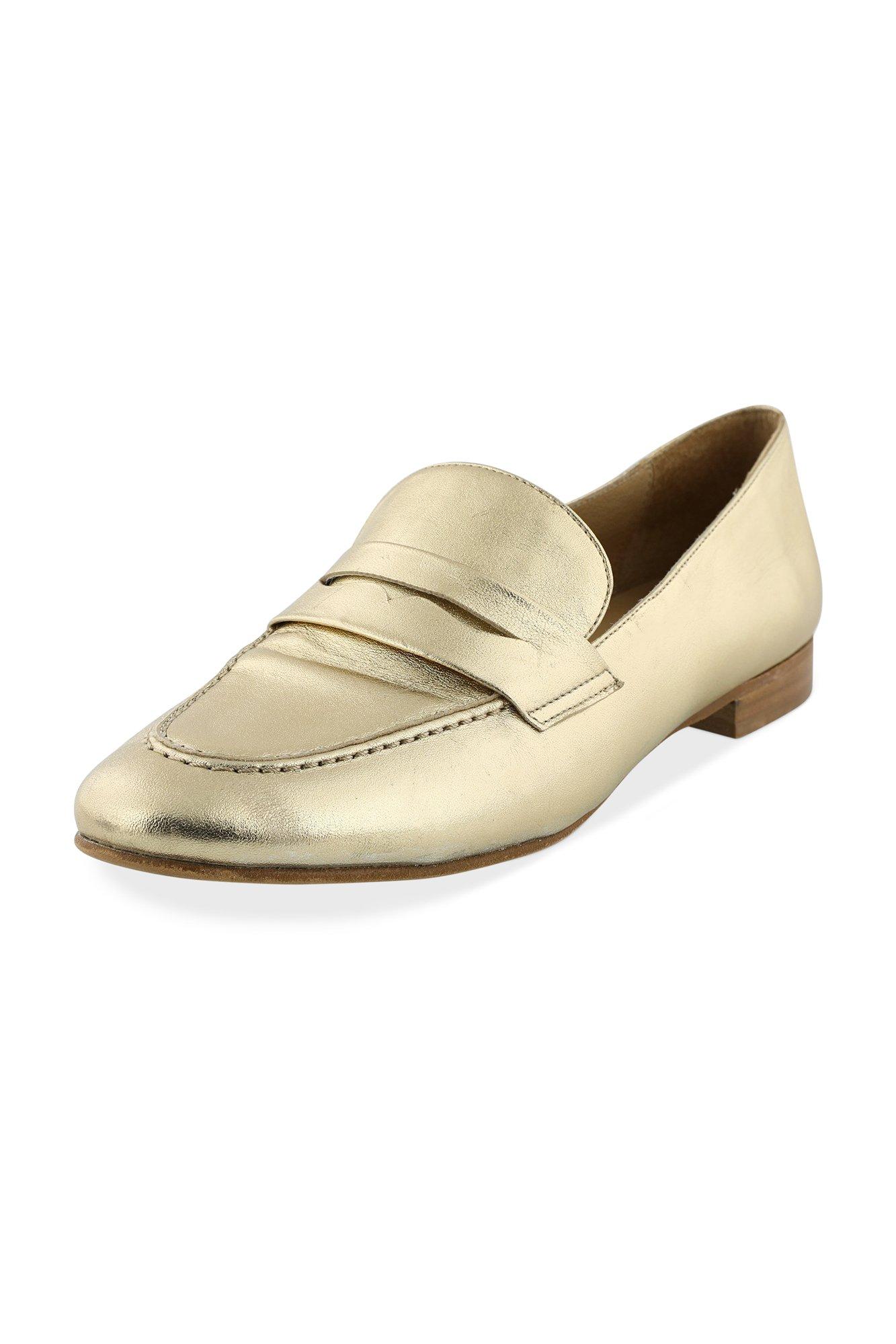 Schoenen - Goudkleurige loafers