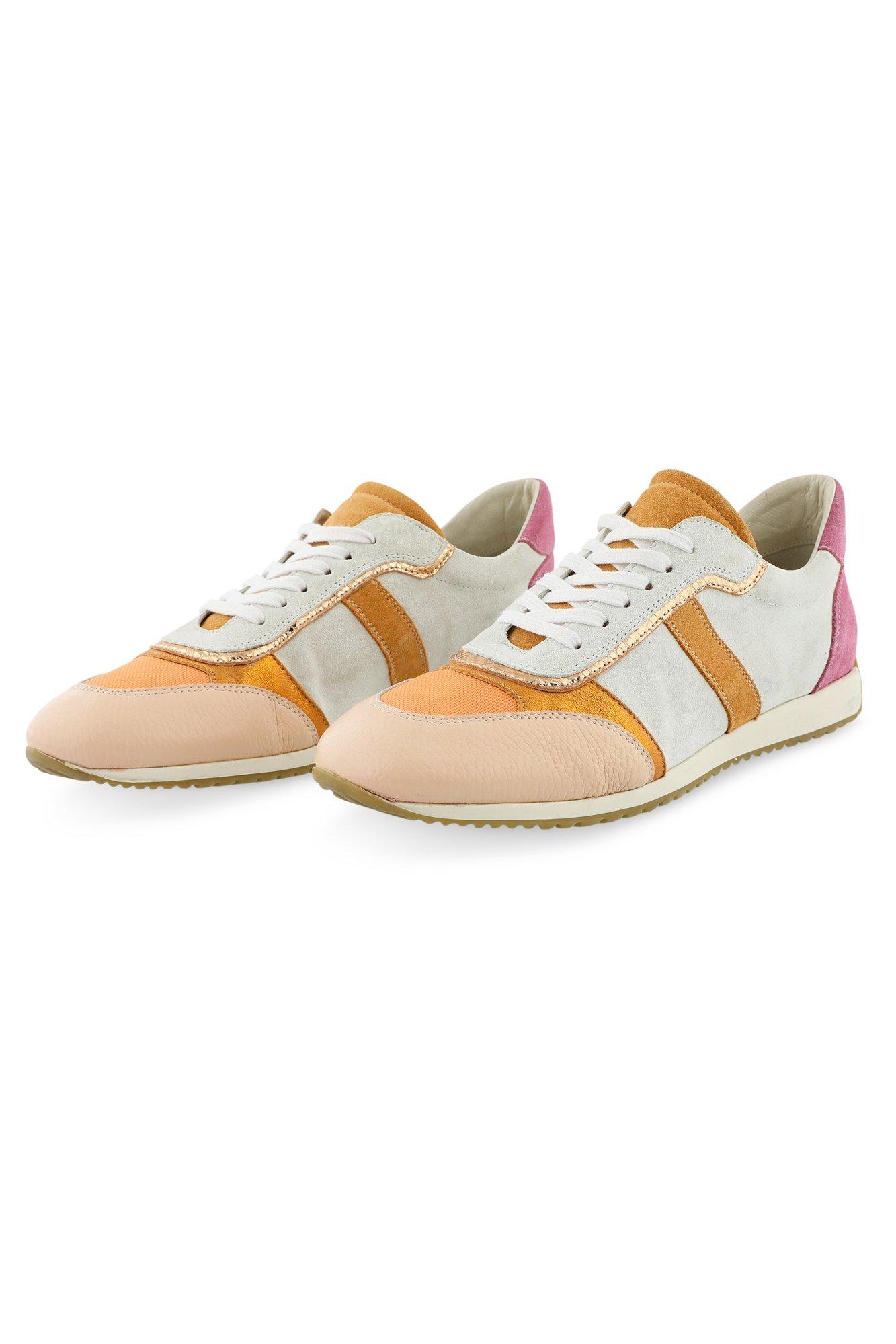 Multicolour sneakers in leer en nubuck - null - may