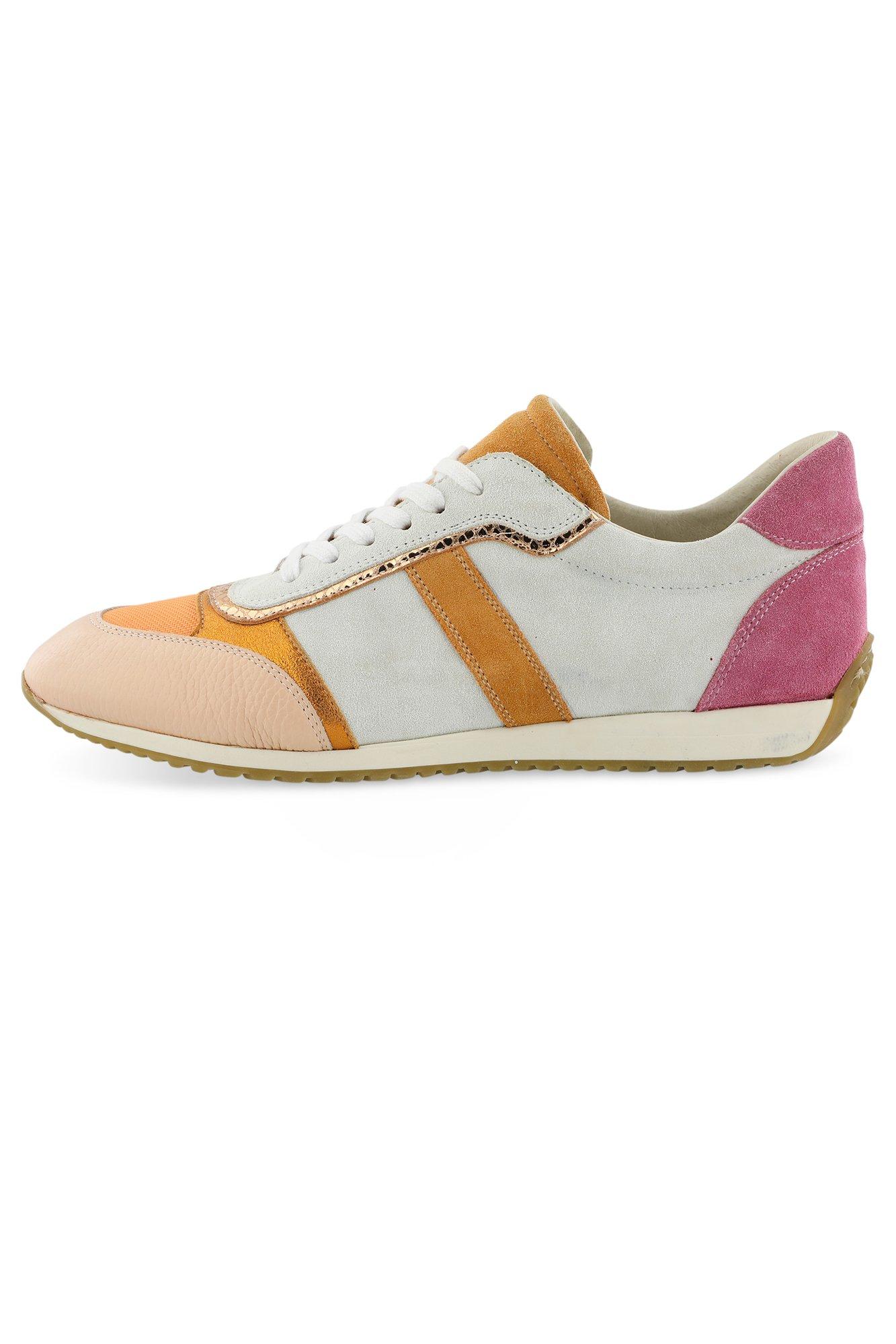 Schoenen - Multicolour sneakers in leer en nubuck