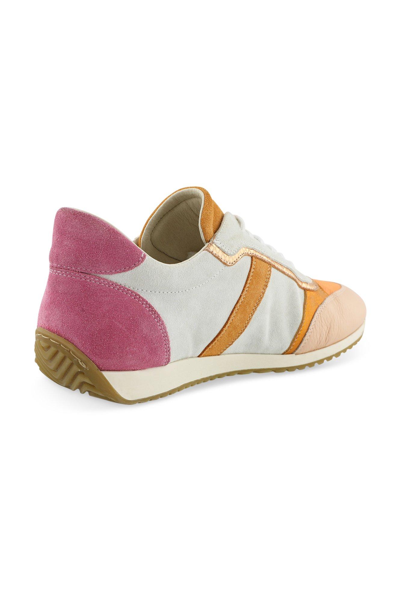 Schoenen - Multicolour sneakers in leer en nubuck
