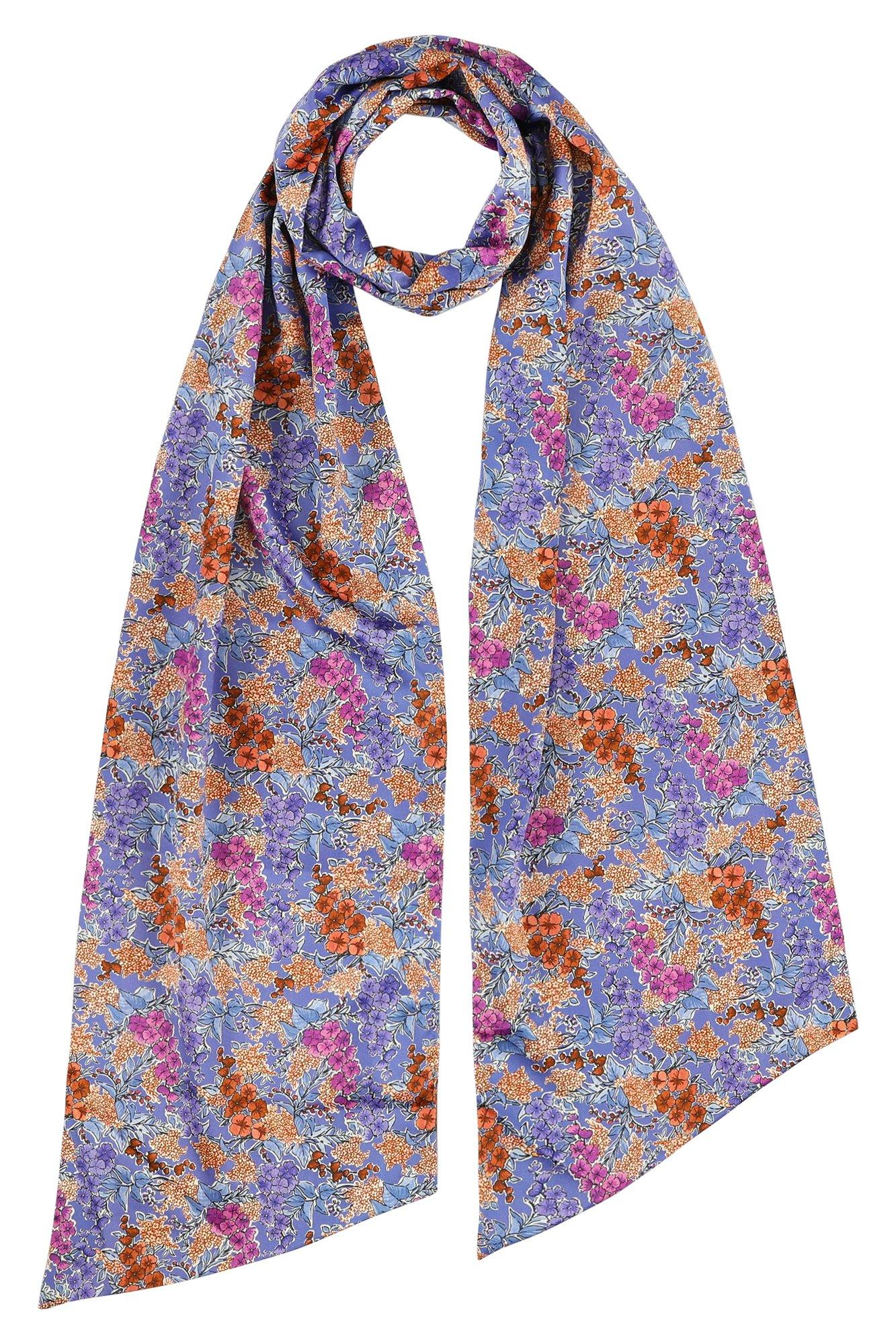 Echarpe double face en satin - null - may