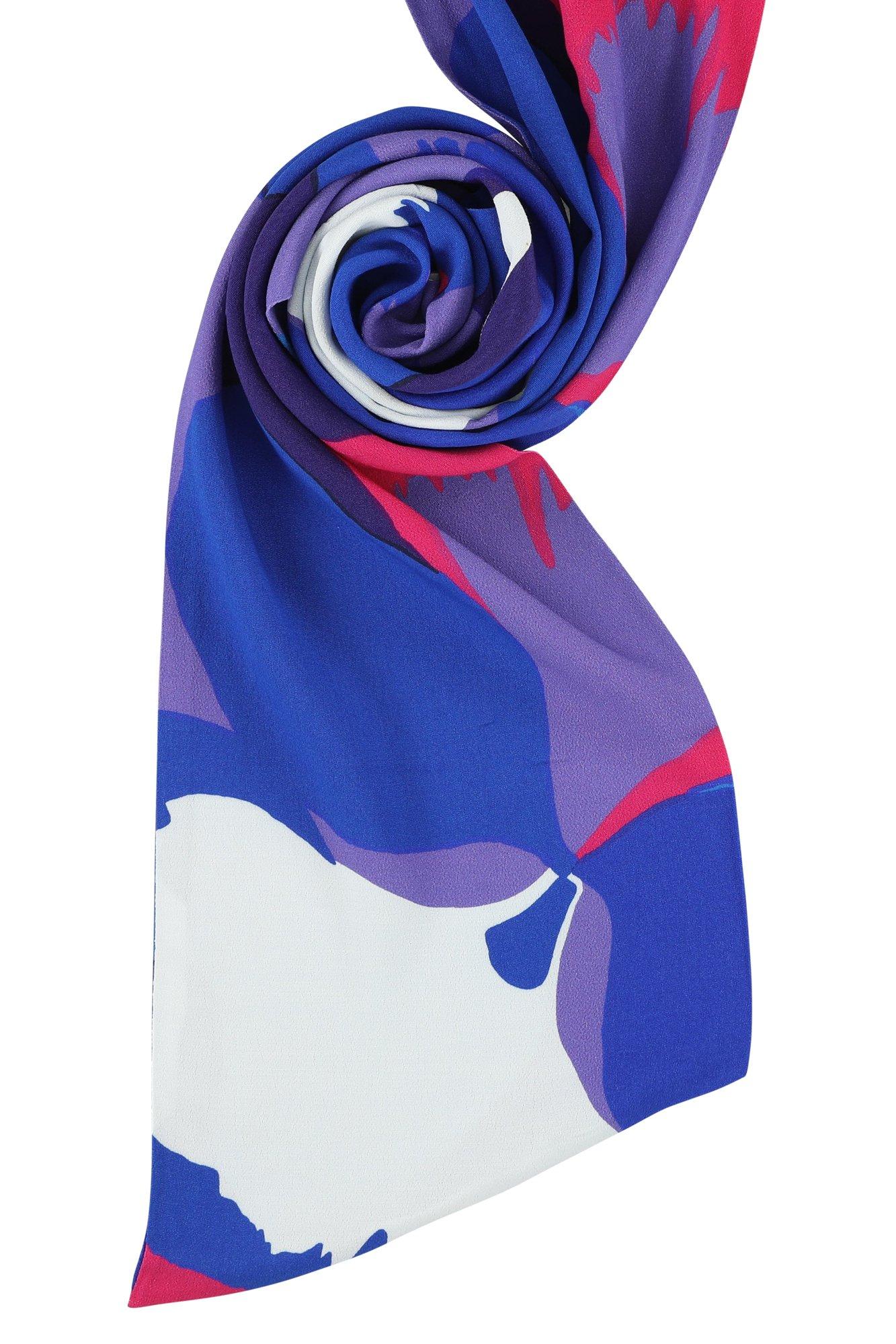 Babyspulletjes - Dubbel sjaaltje in crêpe met bloemenprint