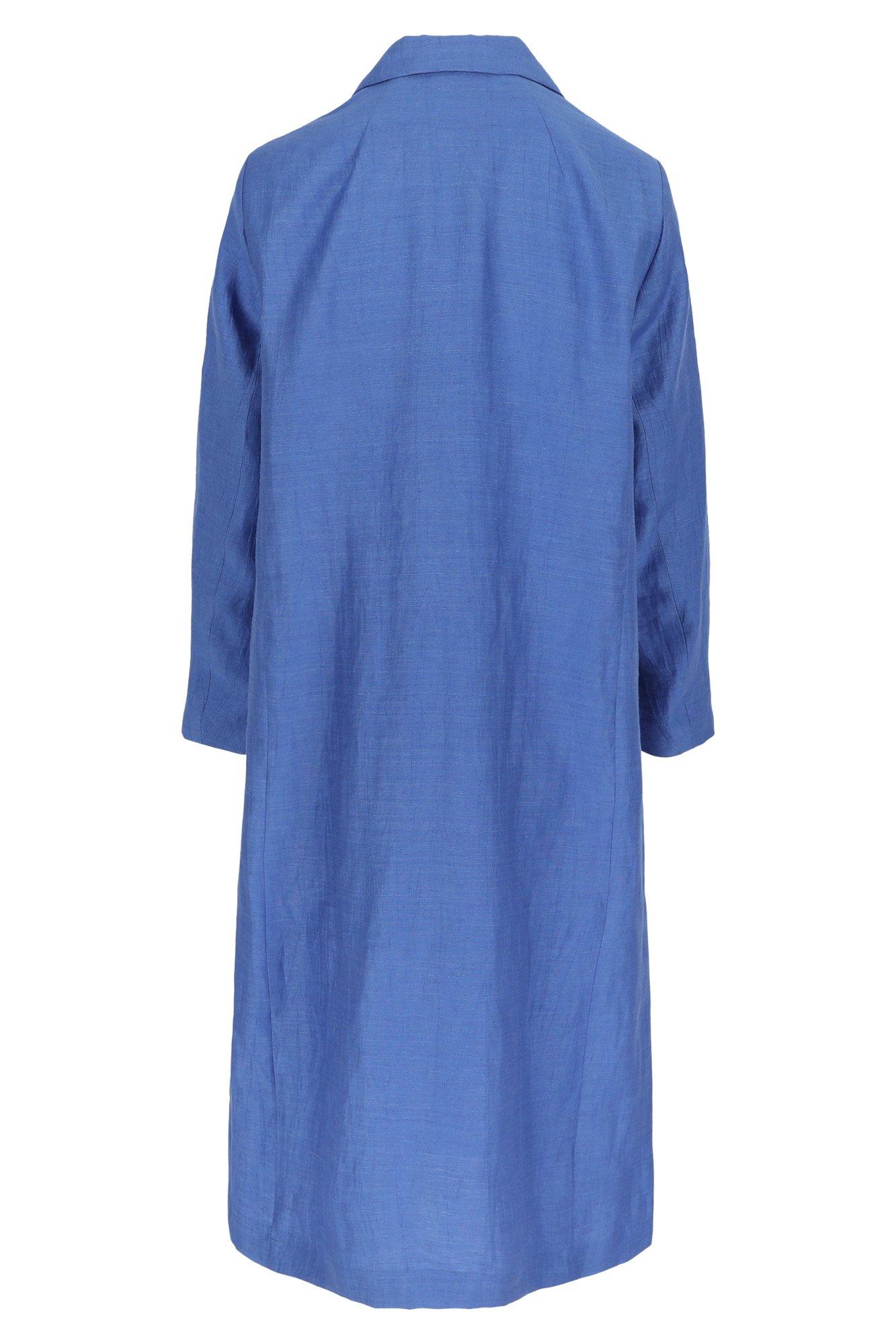 Manteaux - Long manteau en mélange lin