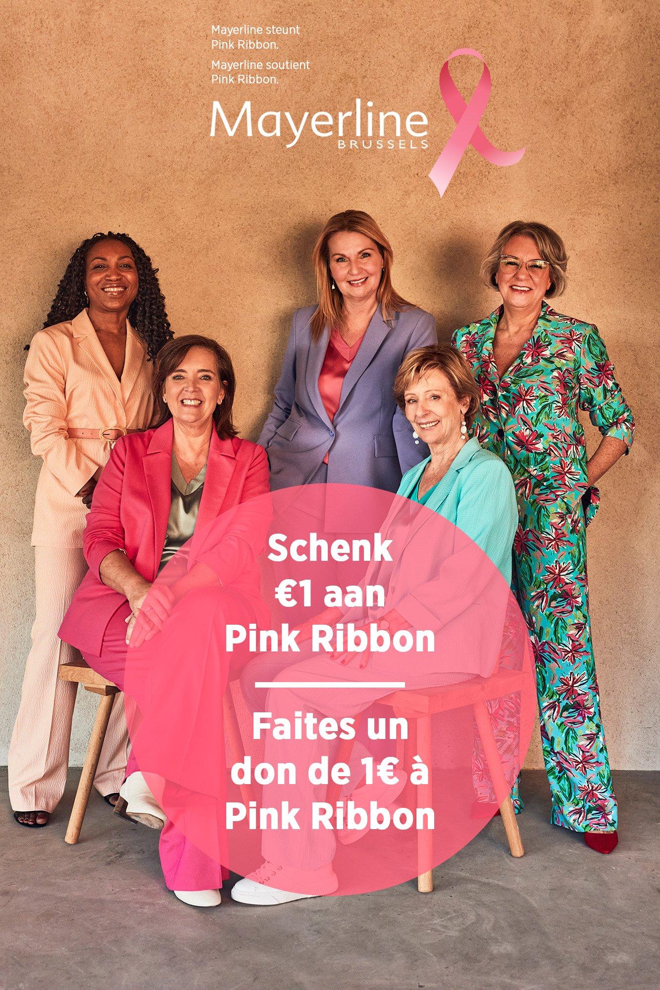 €1 voor Pink Ribbon = korting op de koppelverkoop - null - may