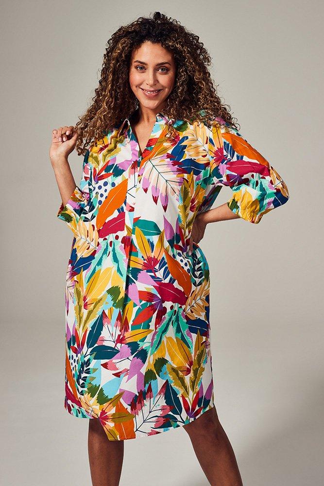 Robe en coton et écoviscose - null - may