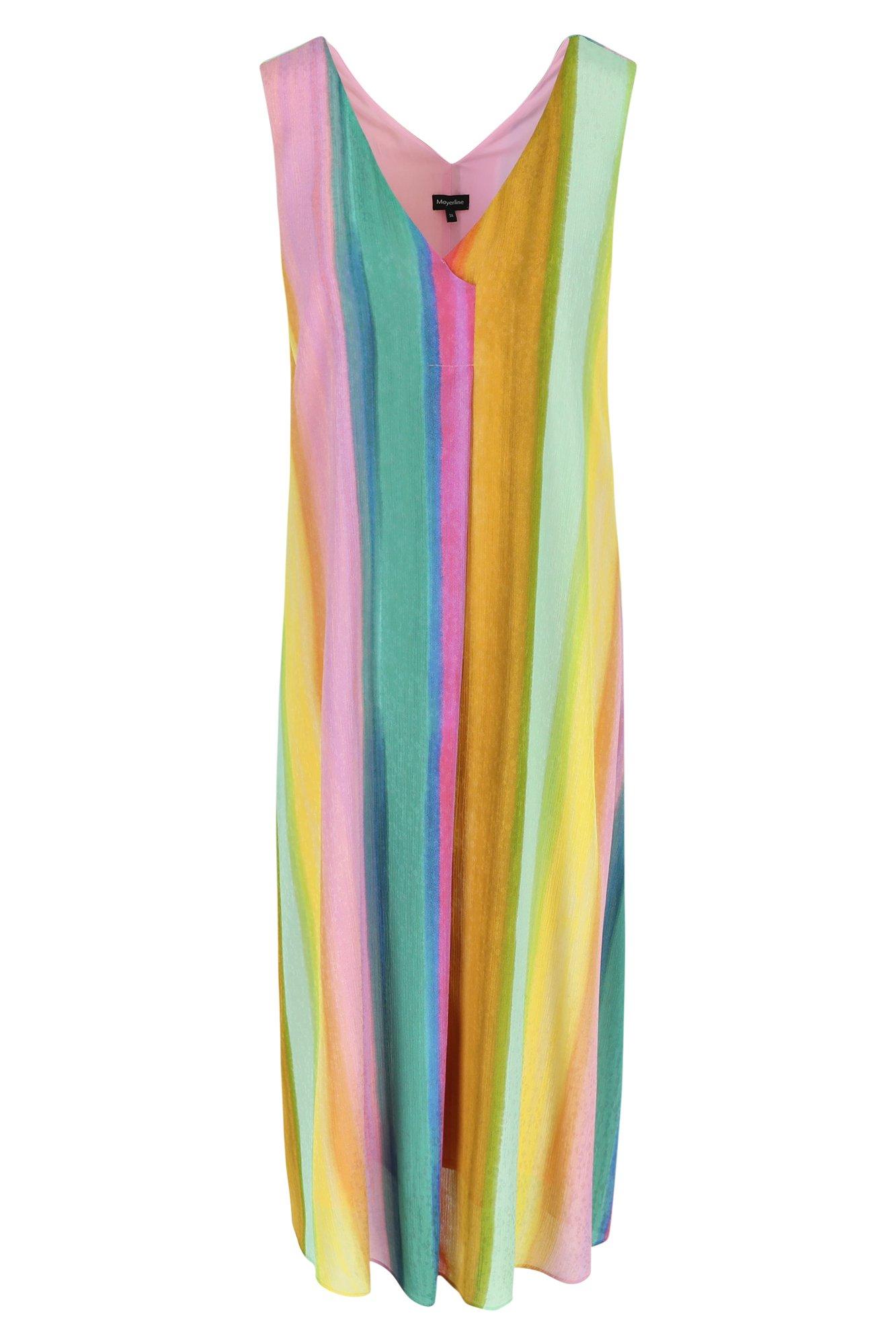 Robes - Robe arc-en-ciel évasée