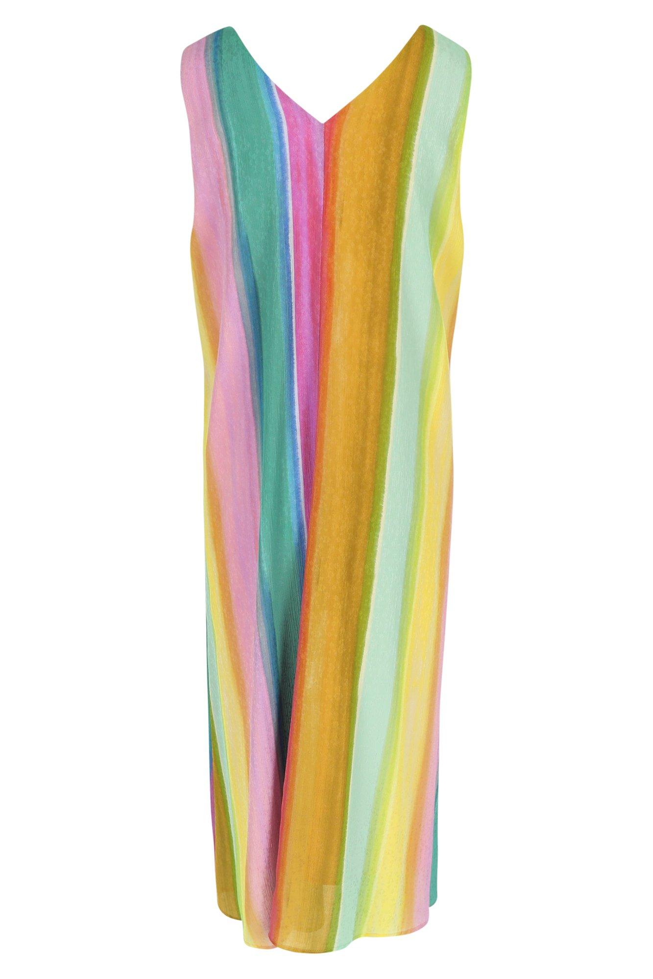Robes - Robe arc-en-ciel évasée