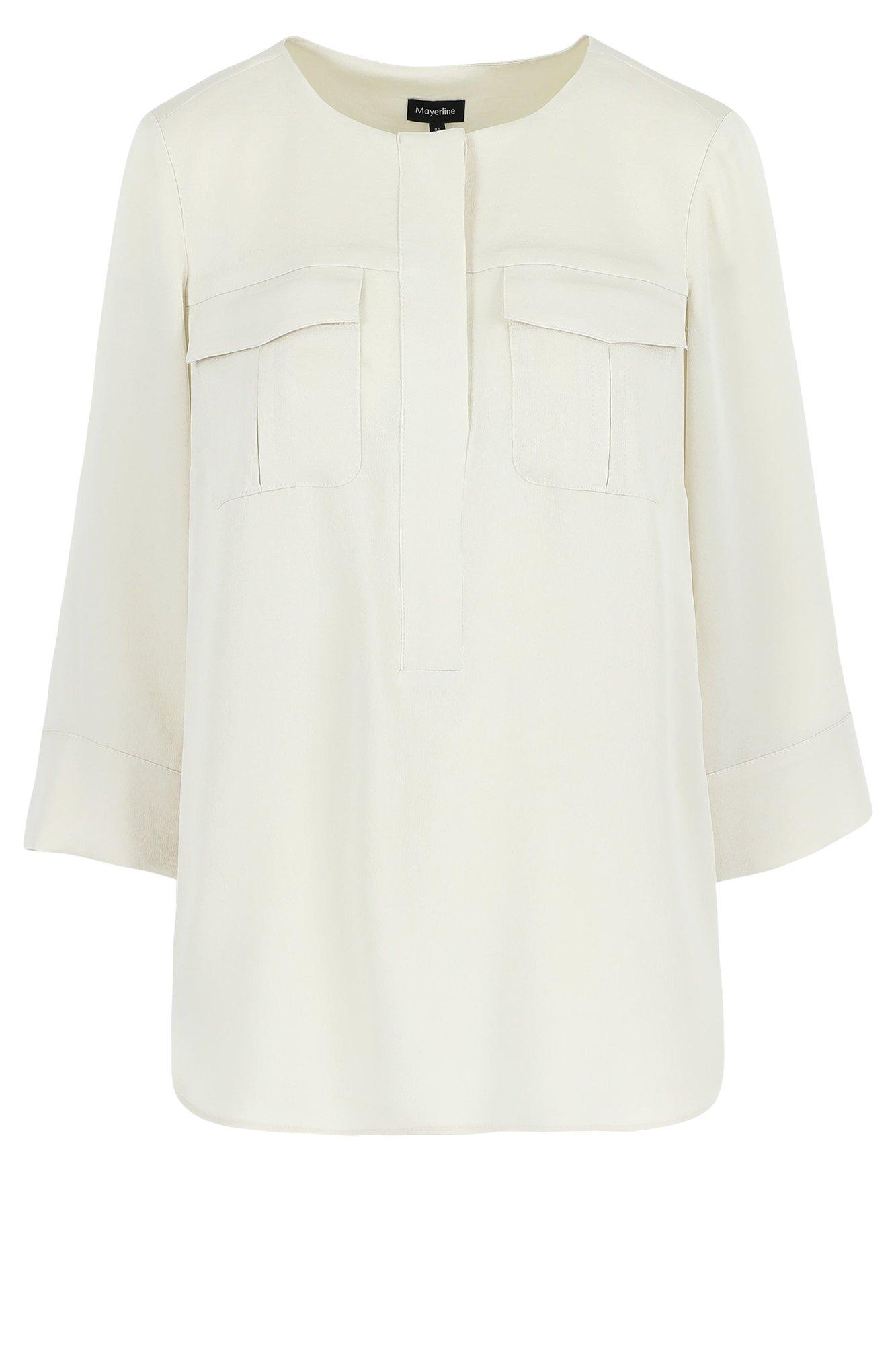 Kraagloze loose fit blouse - null - may