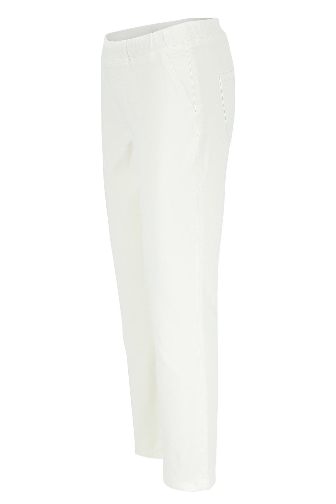 Pantalons - Jeans blanc stretch sur élastique