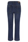 Broeken - Straight fit stretchjeans hoge taille