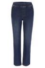 Straight fit jeans met hoge taille op elastiek - null - may