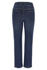 Broeken - Straight fit jeans met hoge taille op elastiek