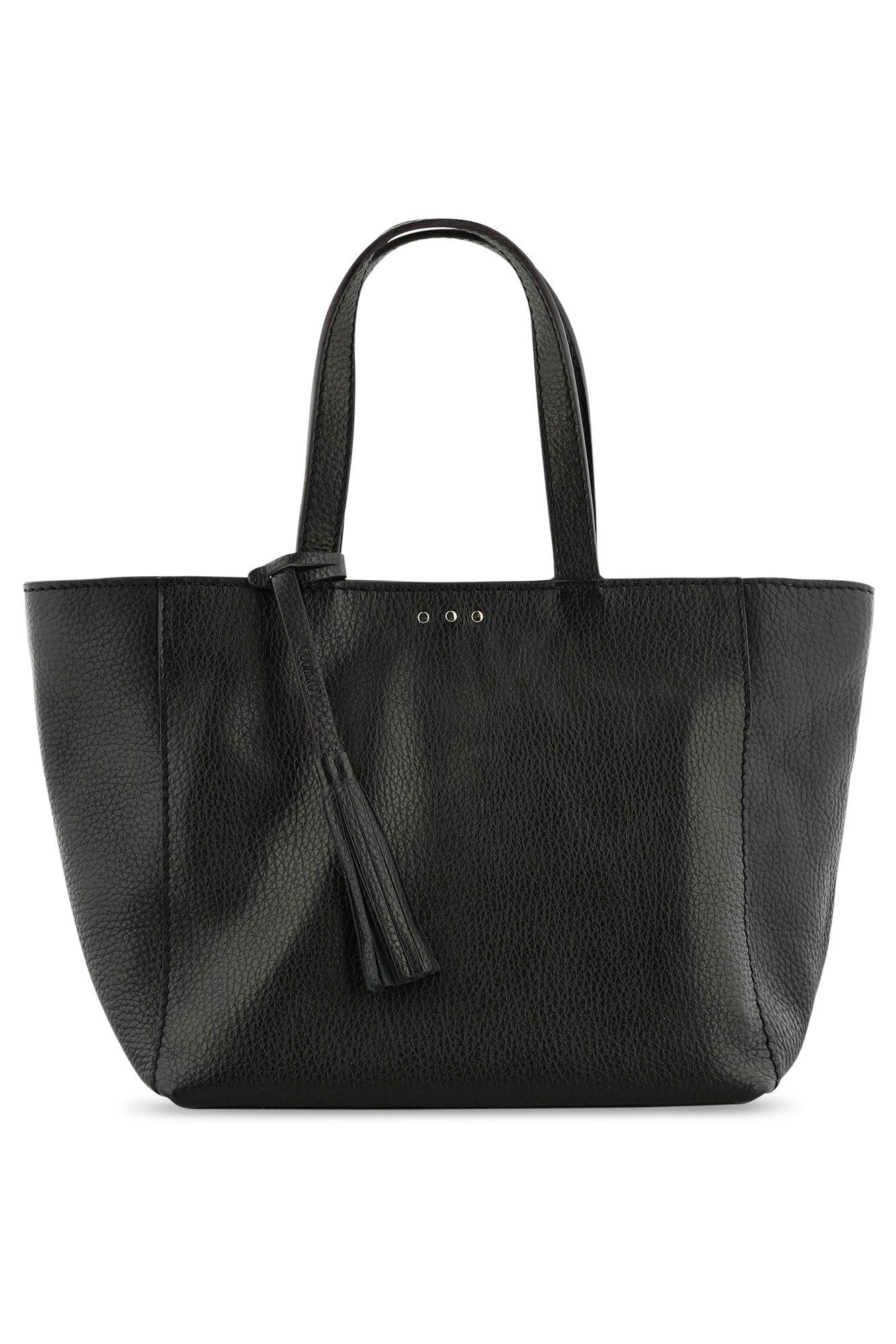 Accessoires pour b&eacute;b&eacute;s - Petit cabas en vachette grain&eacute;e