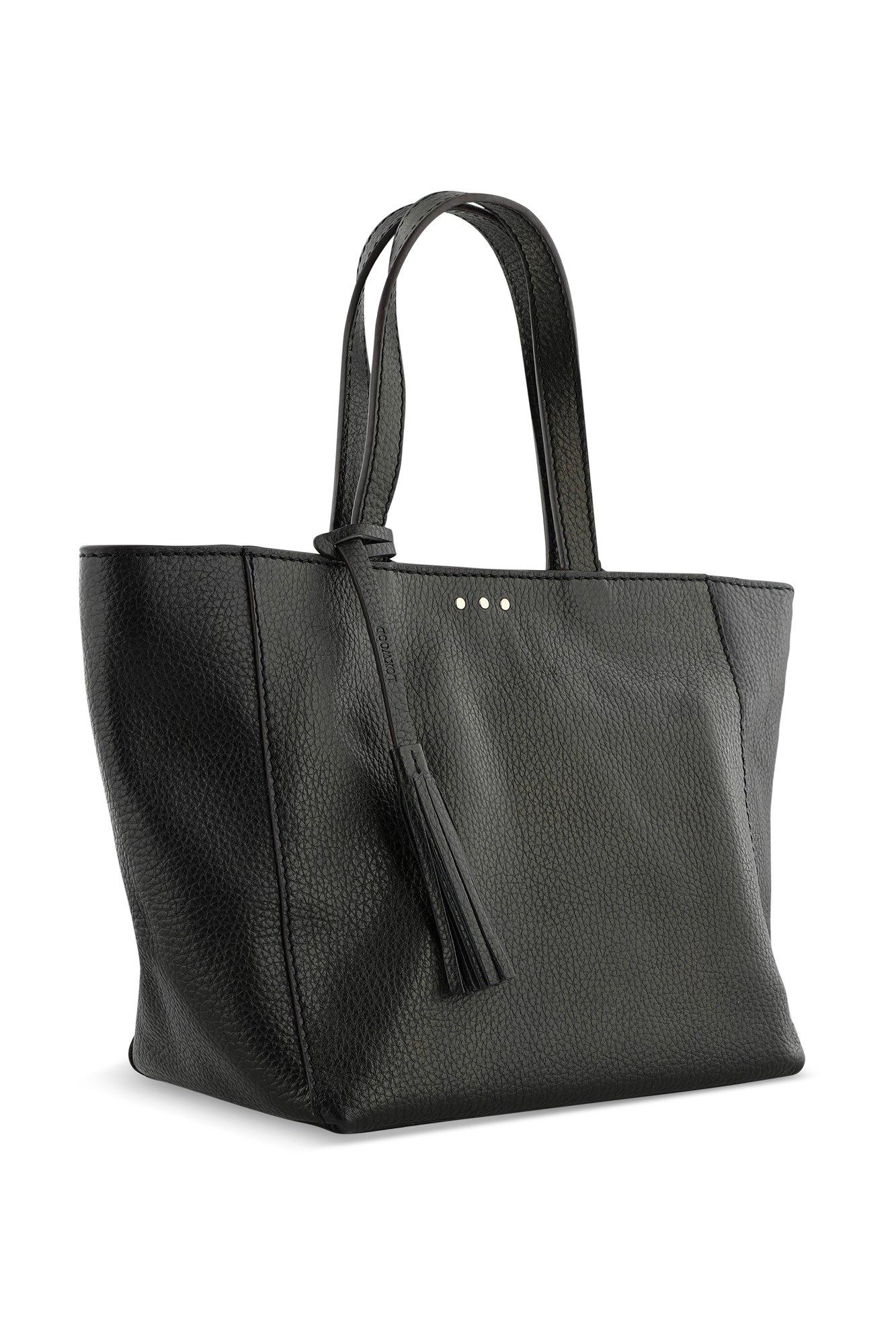 Accessoires pour b&eacute;b&eacute;s - Petit cabas en vachette grain&eacute;e