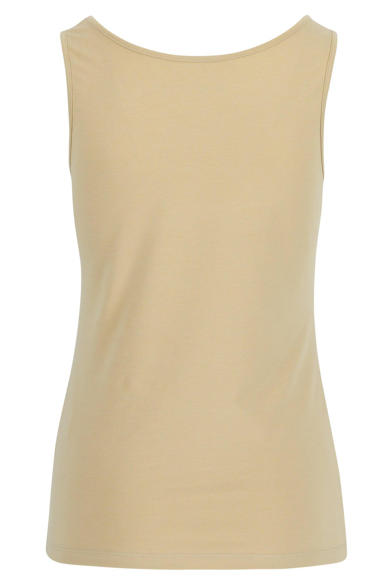 Top stretch en  coton peigné - null - may