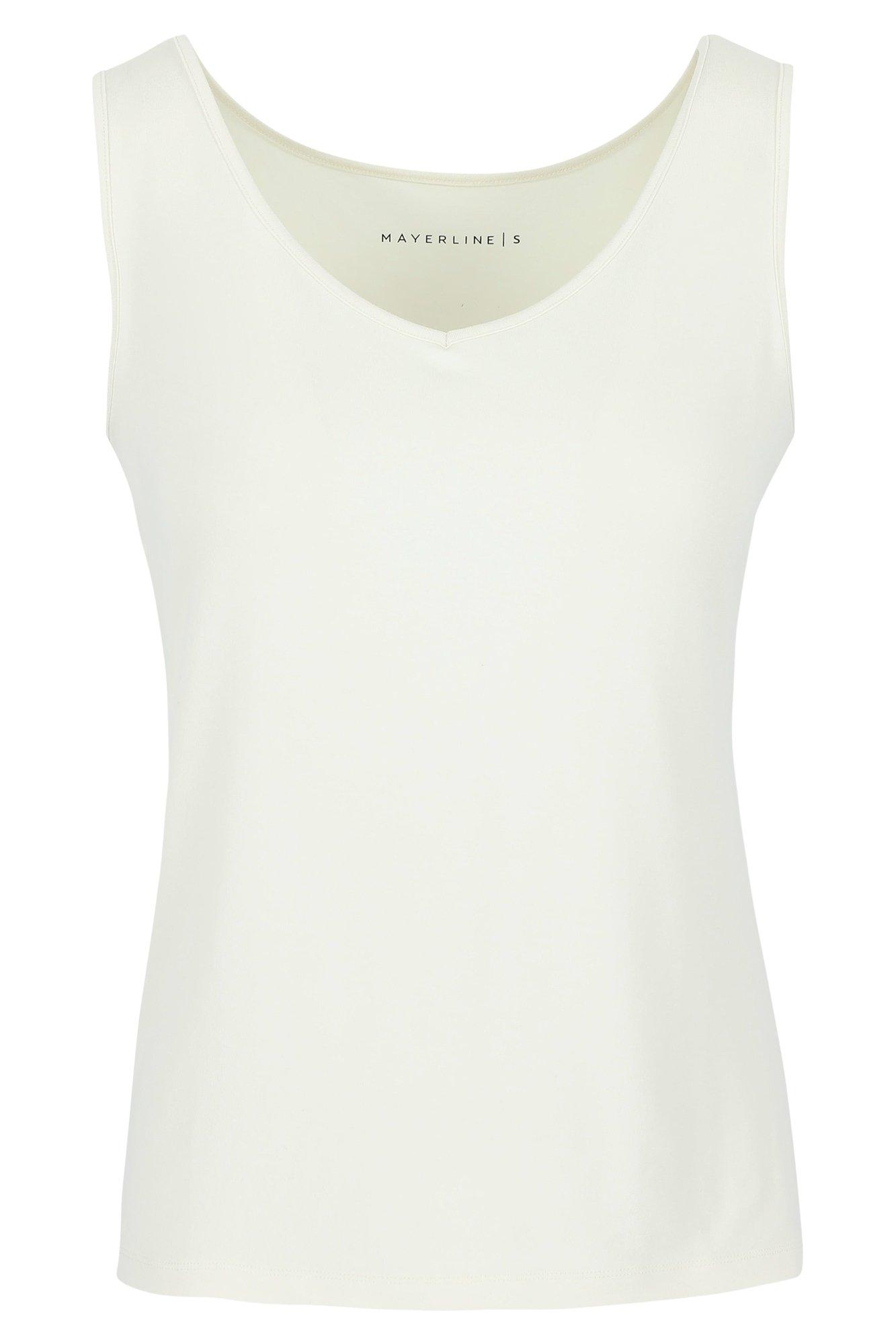 Sweatvest - Top stretch en coton peigné