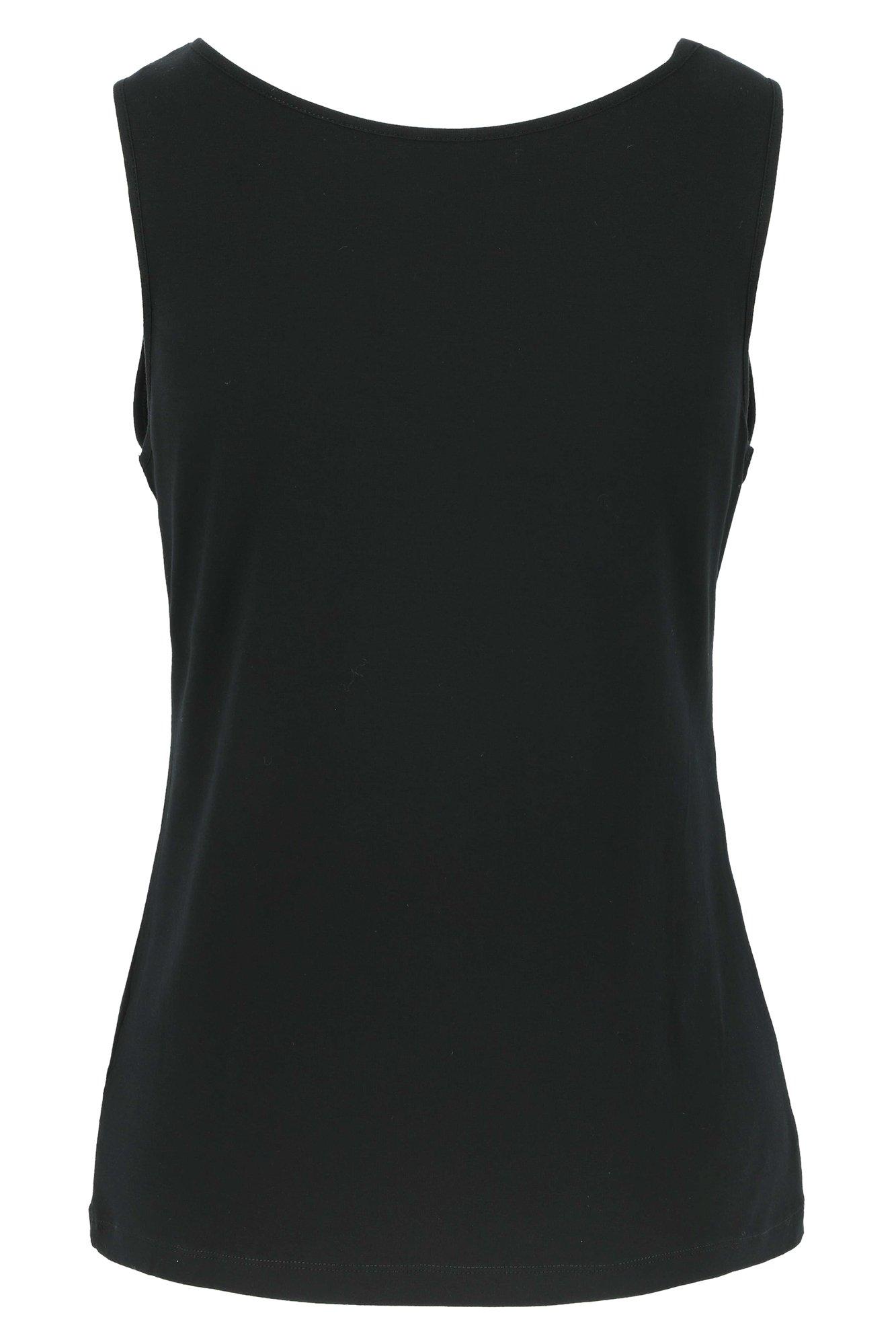 Sweatvest - Stretchtop in katoenmengeling
