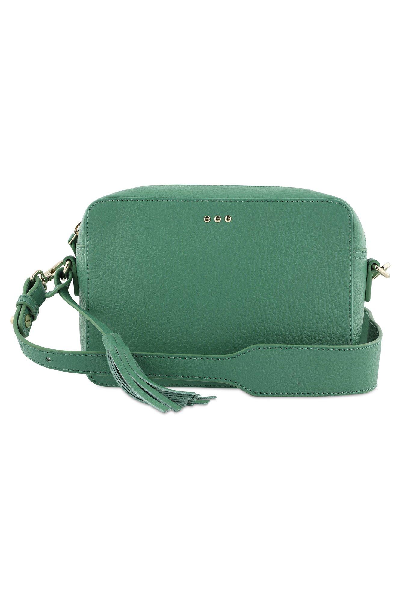 Accessoires pour bébés - Sac porté travers en vachette grainée