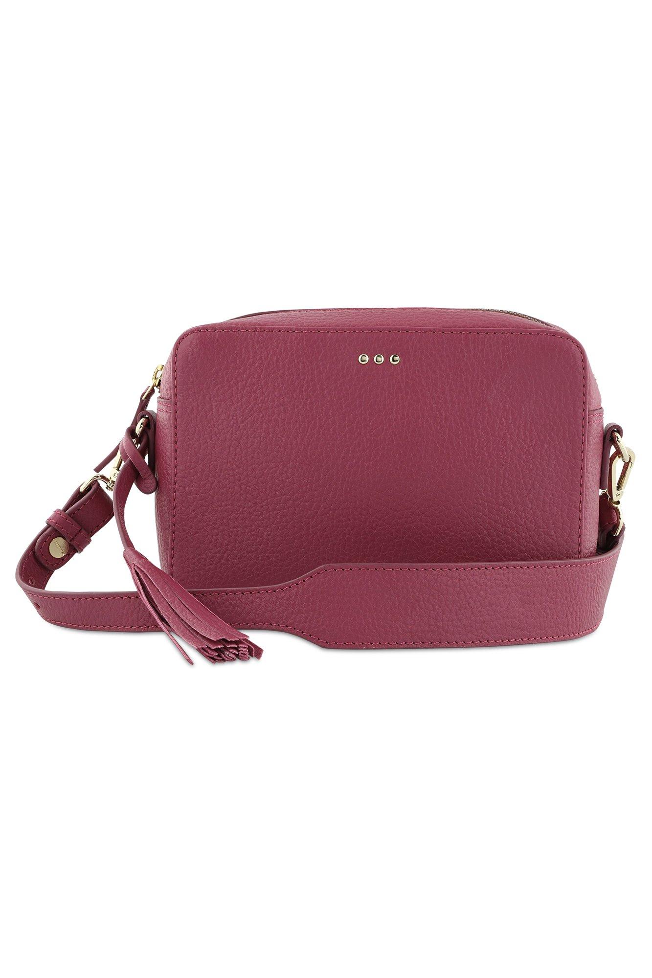 Accessoires pour bébés - Sac porté travers en vachette grainée